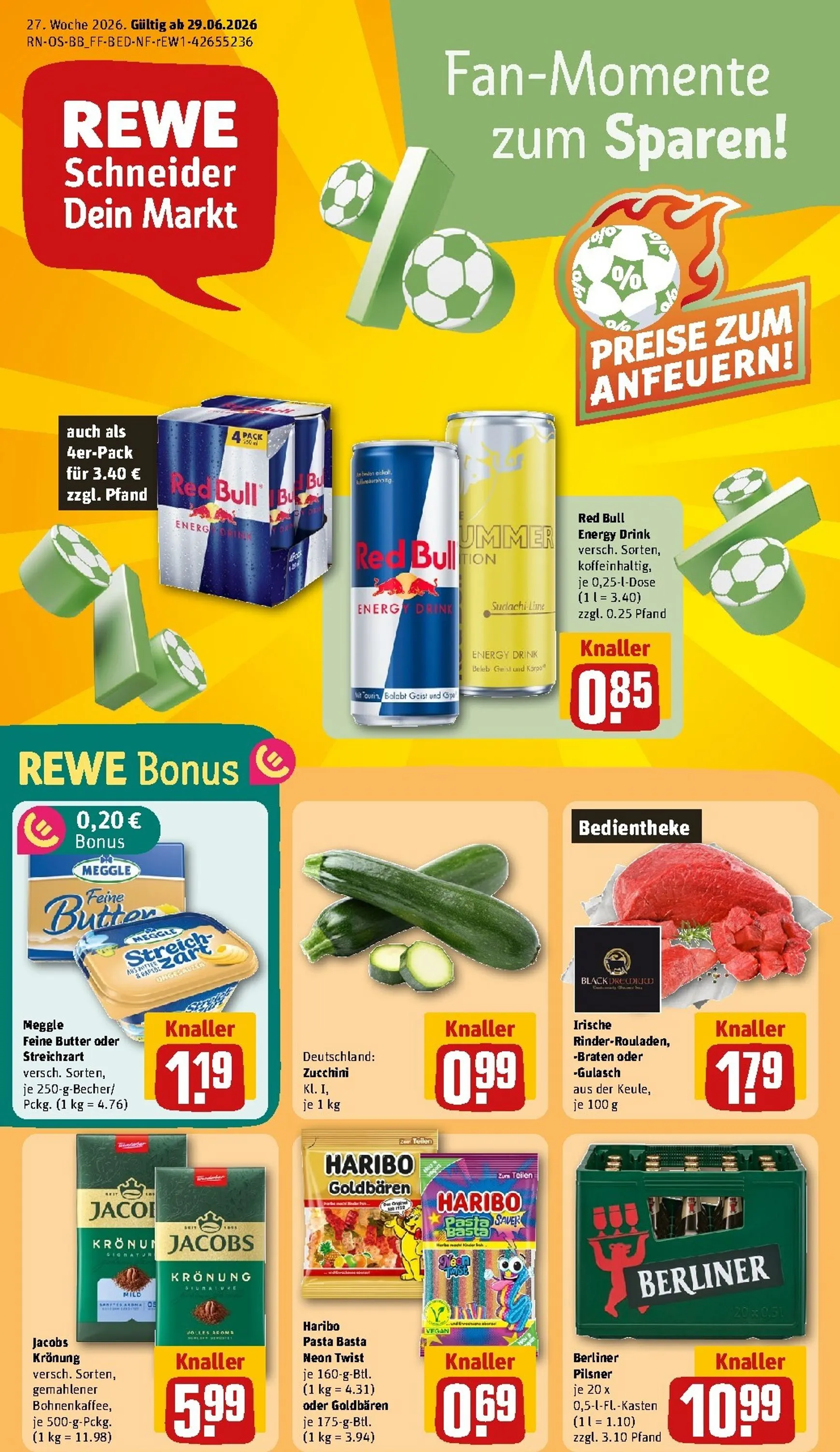 Rewe Prospekt – von Montag 29.06.2026 bis Sonntag 05.07.2026