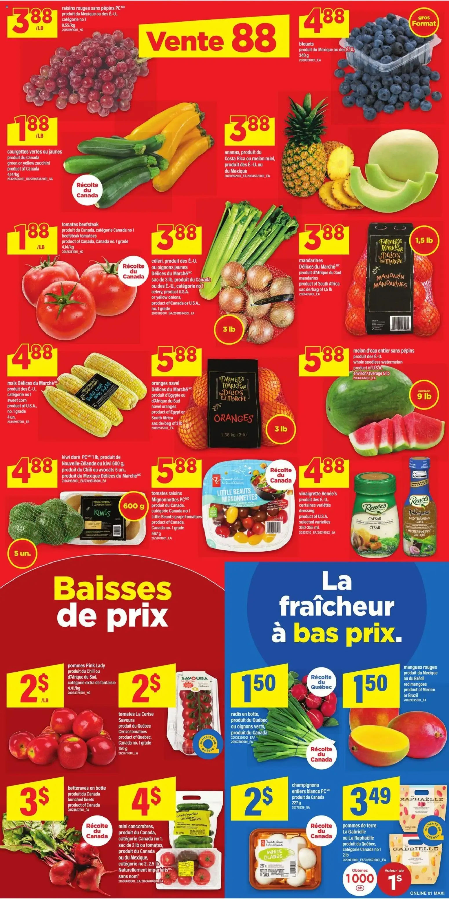 Maxi weekly flyer / circulaire from Jun 25, 2026 > weekly specials & deals from June 25 to July 1 2026 - flyer page 4