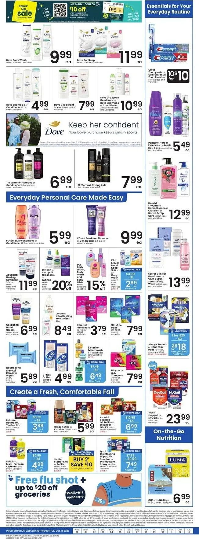 Weekly ad Current Albertsons leaflet valid from Wednesday 10/07/2026 to Tuesday 10/13/2026 from October 7 to October 13 2026 - Page 6