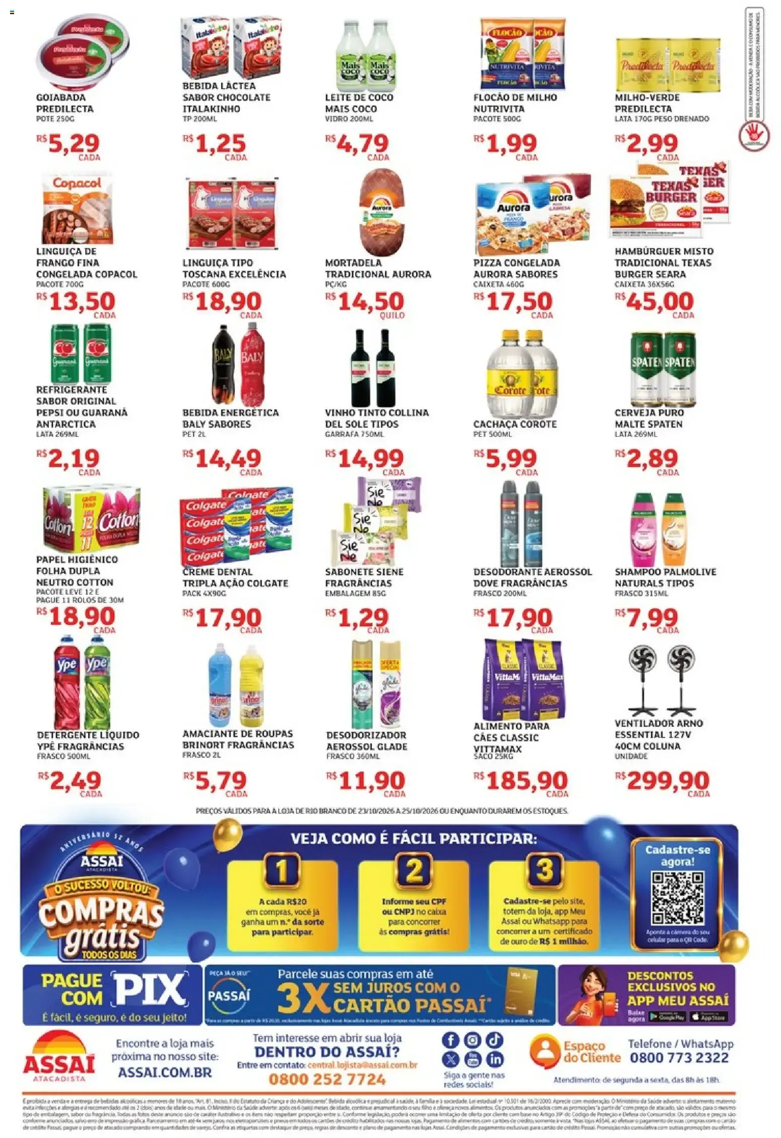 Encarte de Assaí Atacadista ofertas - AC de 23/10/2026 | Promoções Online 23 de outubro até 25 de outubro 2026 - Pagina 2