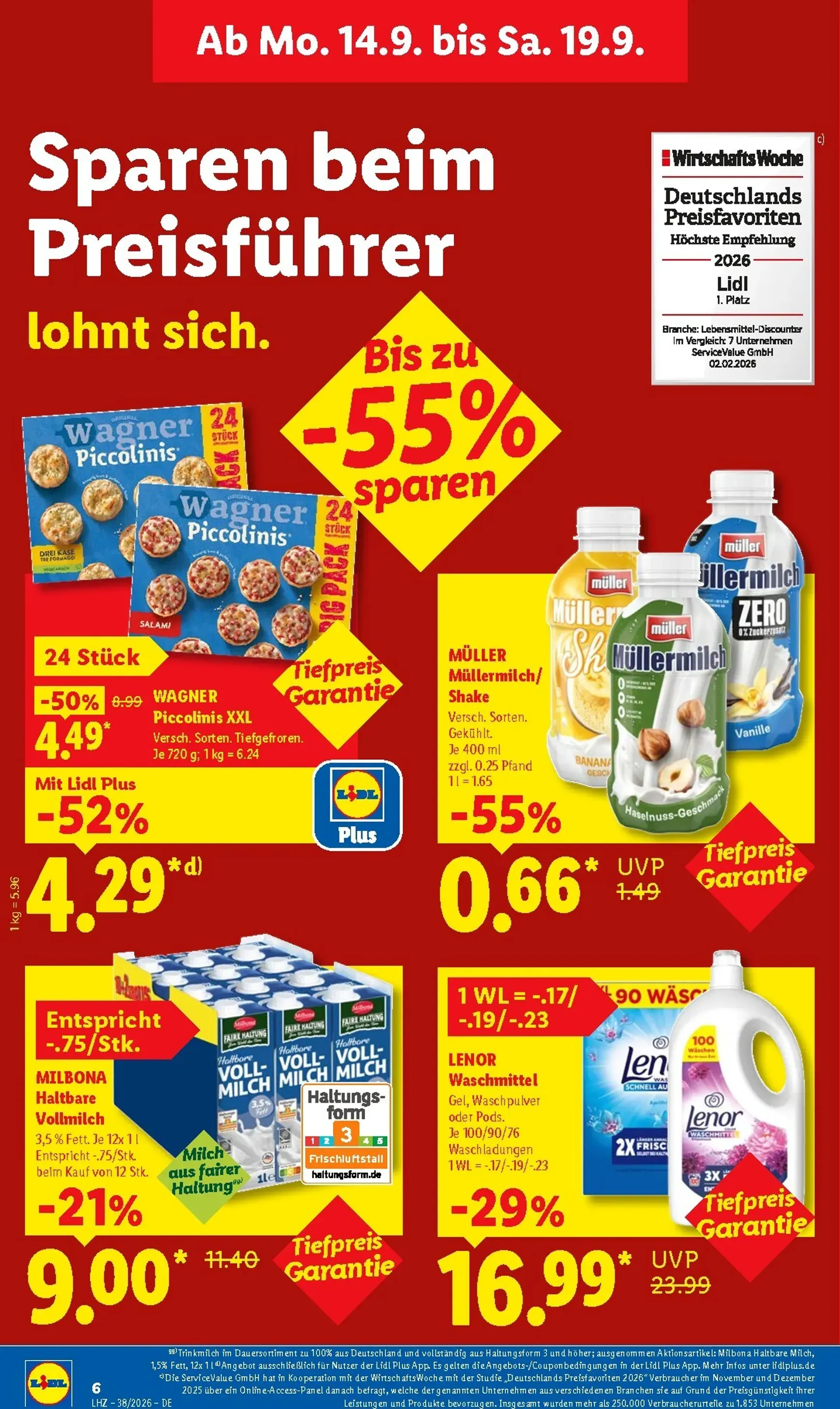 Lidl Prospekt nächste Woche – von Montag 14.09.2026 bis Samstag 19.09.2026 von 14. September bis 19. September 2026 - Prospekt seite 15