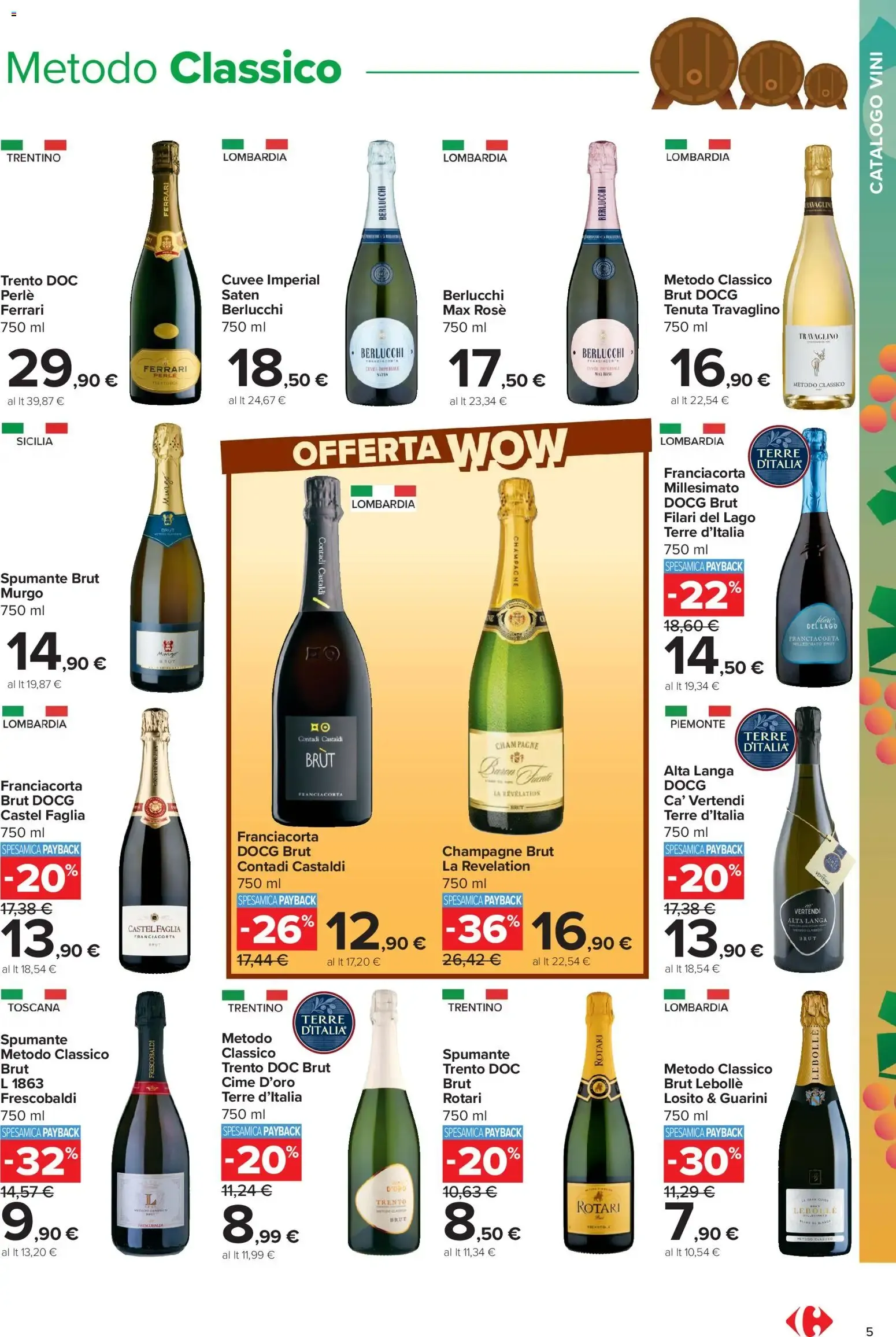 Carrefour market CATALOGO VINI DALLA TERRA AL CALICE da 5 ottobre a 8 novembre di 2026 - Pagina del volantino 5