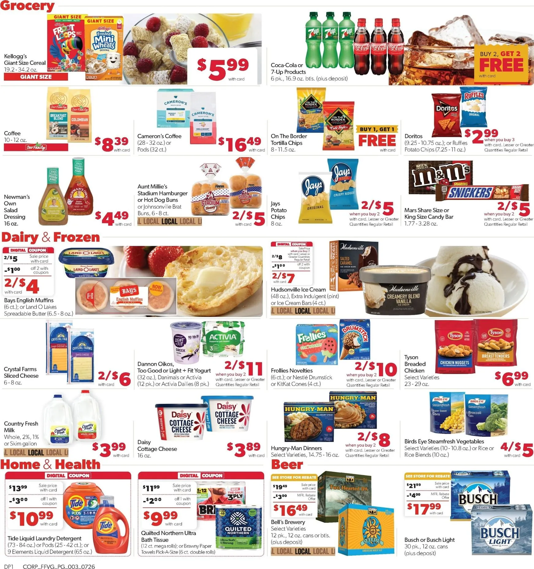 Weekly ad Current Family Fare leaflet valid from Sunday 07/26/2026 to Saturday 08/01/2026 from July 26 to August 1 2026 - Page 3