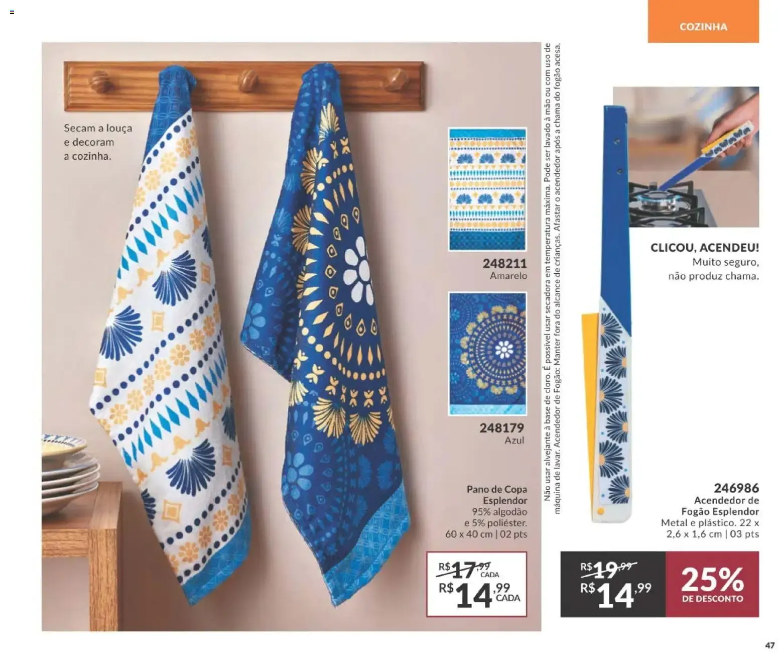 Encarte de Revista Avon - Campanha 15/16: Casa & Estilo de 21/09/2026 | Promoção Online 21 de setembro até 2 de novembro 2026 - Pagina 47