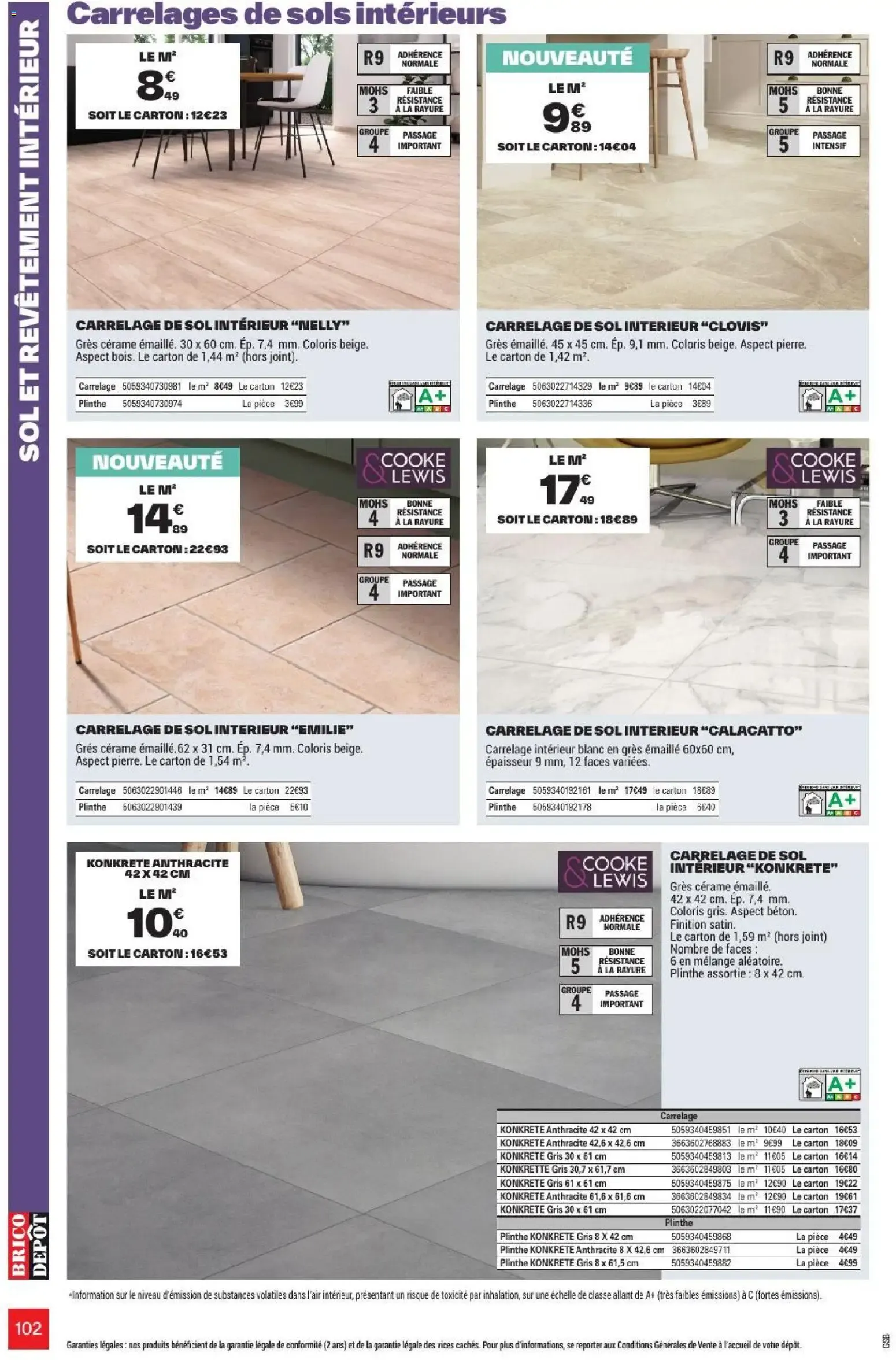 L'OFFICIEL DU BRICOLAGE - Automne du 17 septembre au 1 octobre 2026 - Catalogue page 102