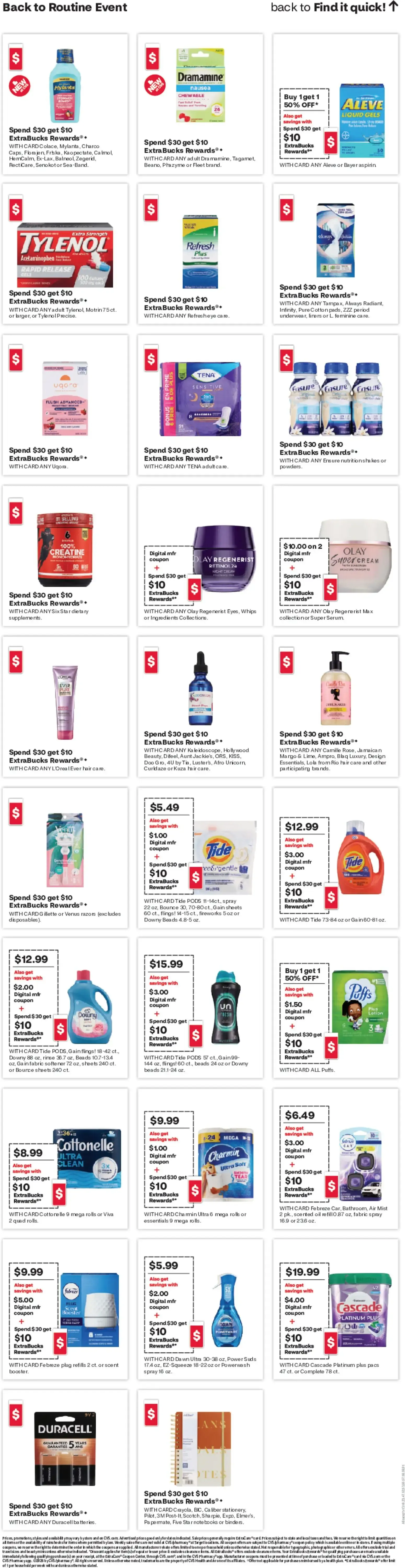Weekly ad CVS Weekly Ad from 08/23/2026 - Flyer, Circular this week from August 23 to August 29 2026 - Page 20