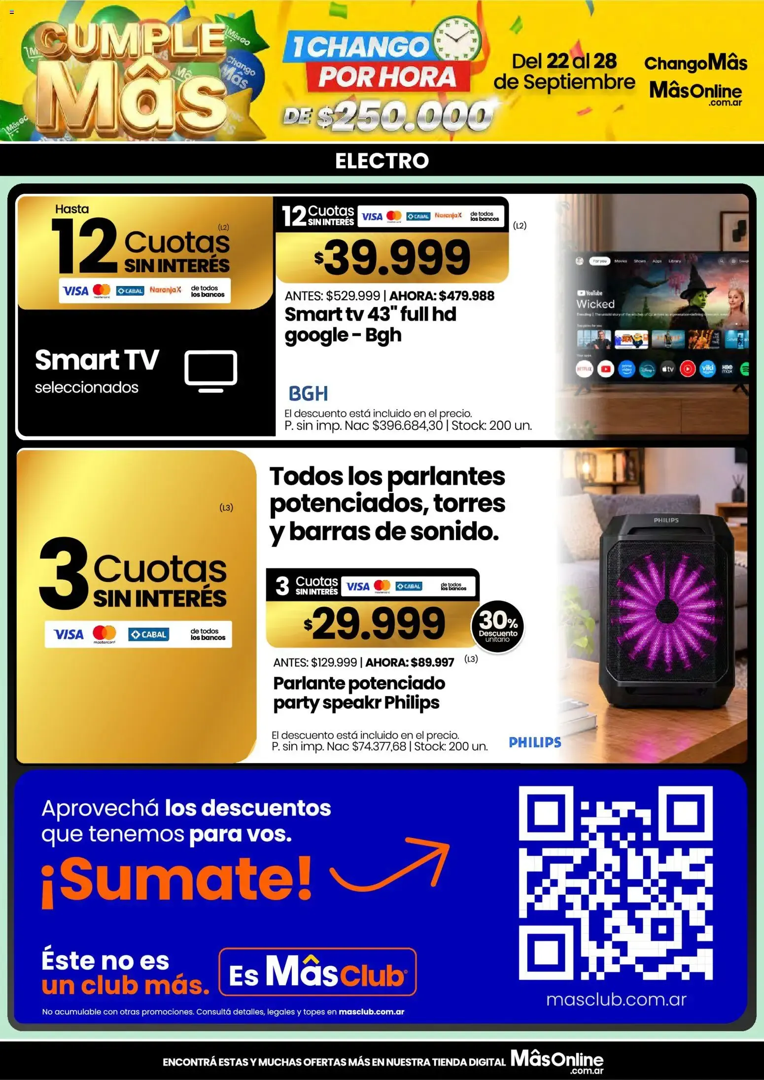 Ofertas de CUMPLE Más 22 de septiembre al 28 de septiembre 2026 - Página 12 del catálogo