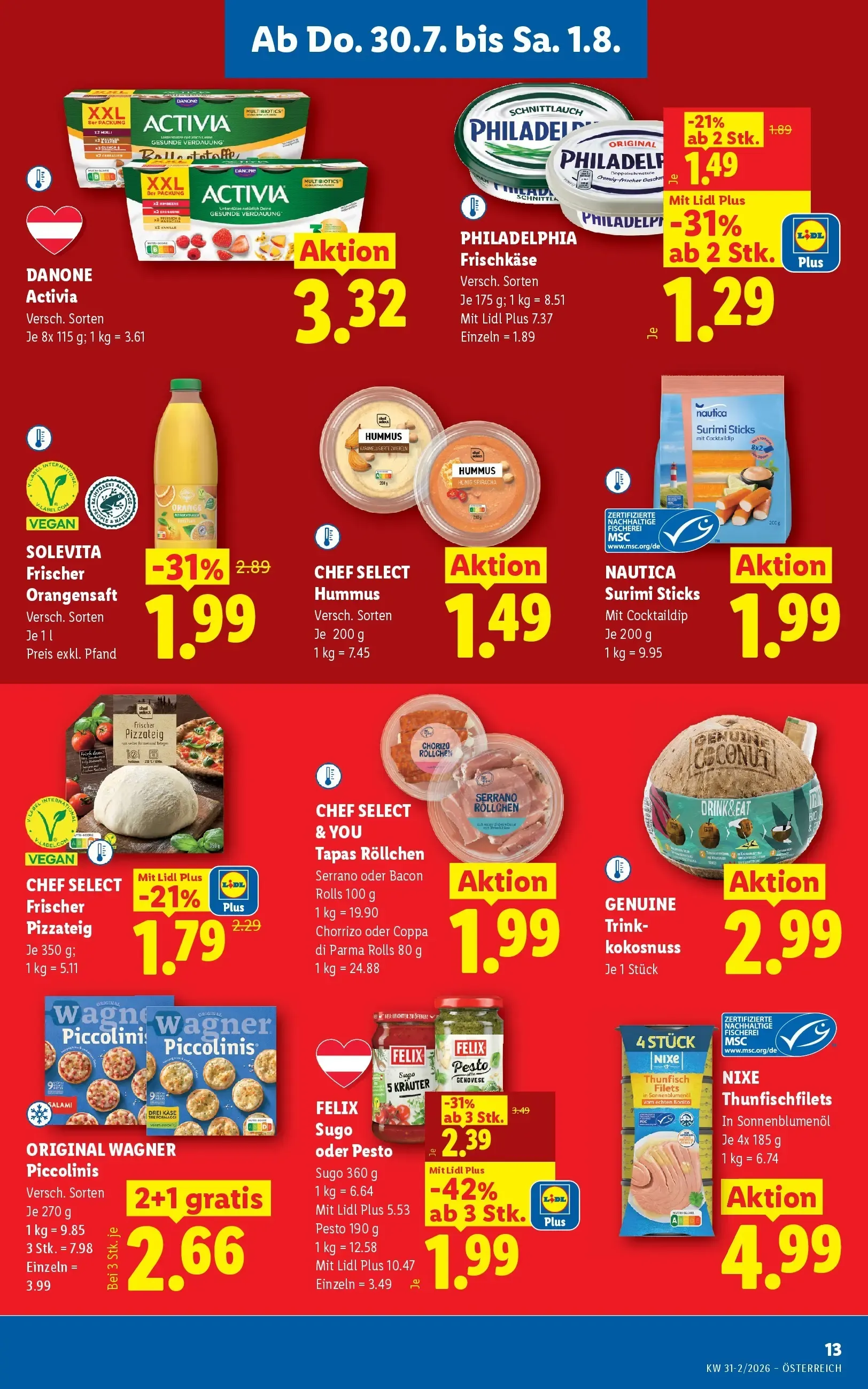 Lidl Aktion von 30. Juli bis 1. August 2026 - Flugblätt seite  15