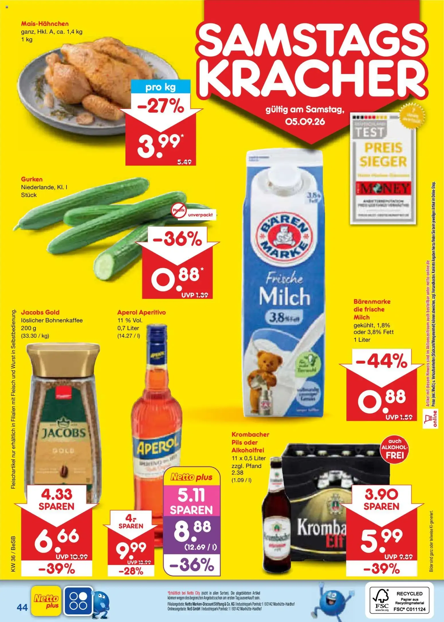 Netto Marken-Discount Prospekt (ab 31.08.2026) » Angebote von 31. August bis 5. September 2026 - Prospekt seite 56