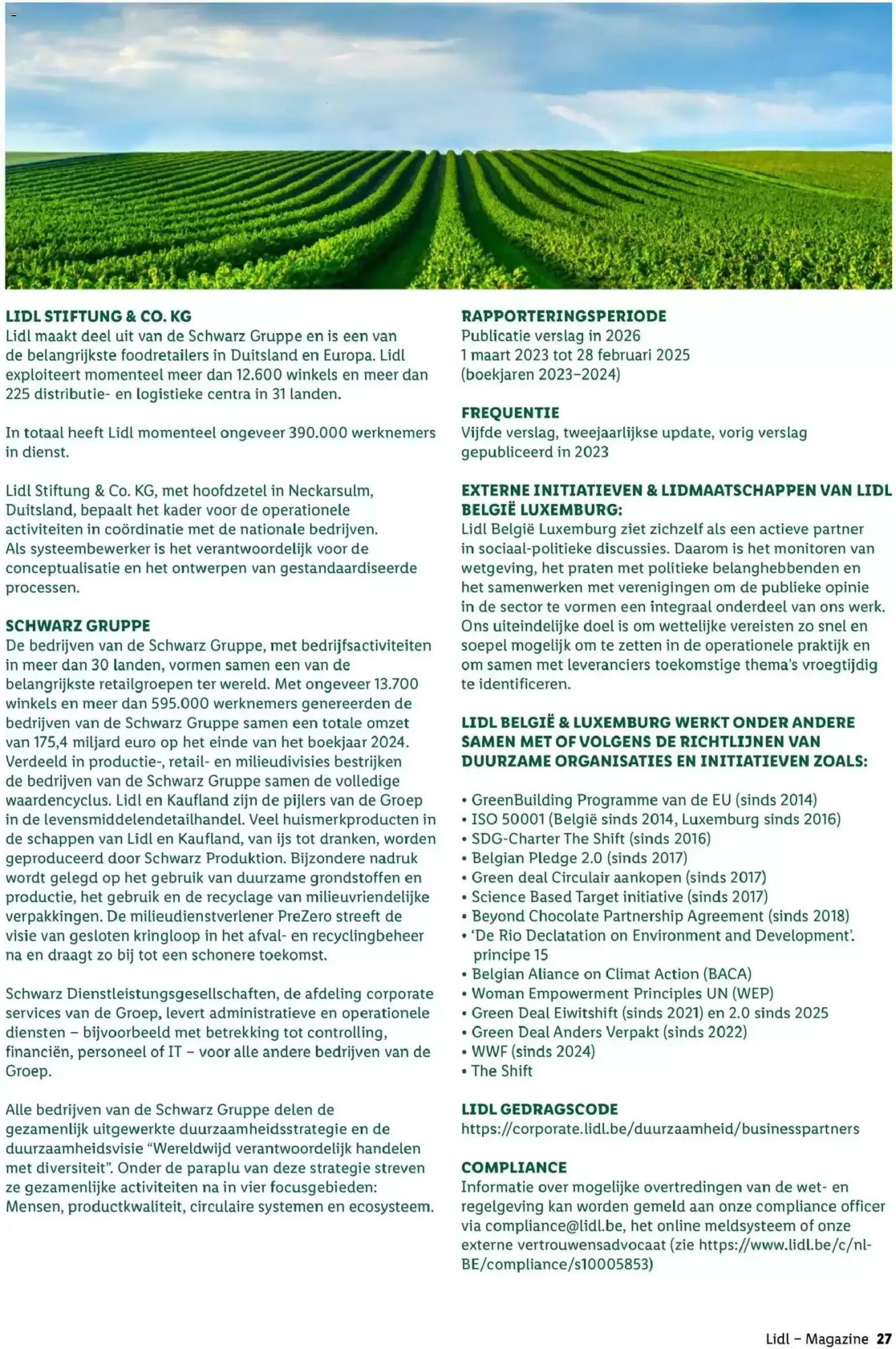 Lidl duurzaamheidsmagazine van 25 mei tot 22 januari 2027 - folder pagina 27