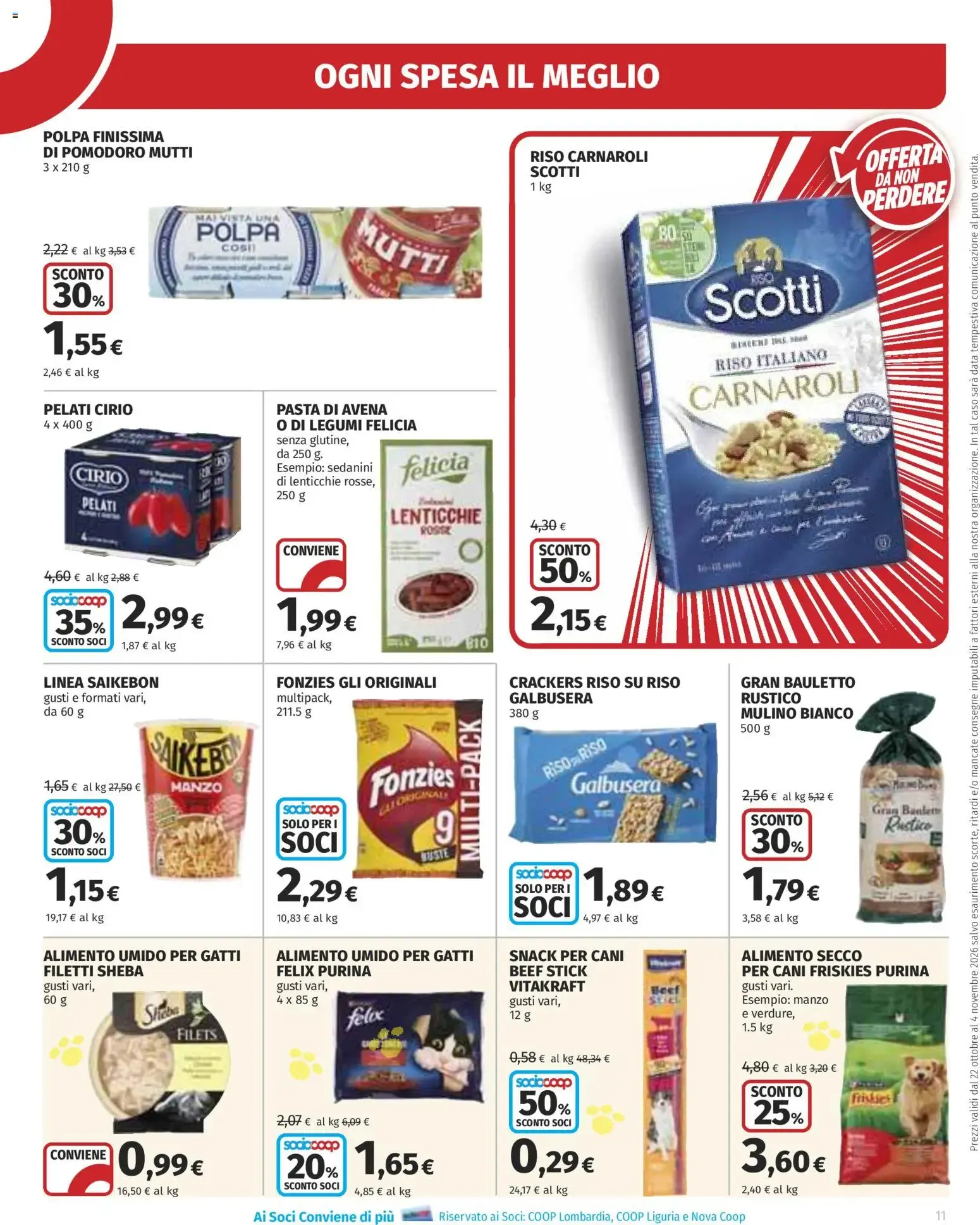 Anteprima volantino Ipercoop dal 22/10/2026 - nuovo offerte da 22 ottobre a 4 novembre di 2026 - Pagina del volantino 11