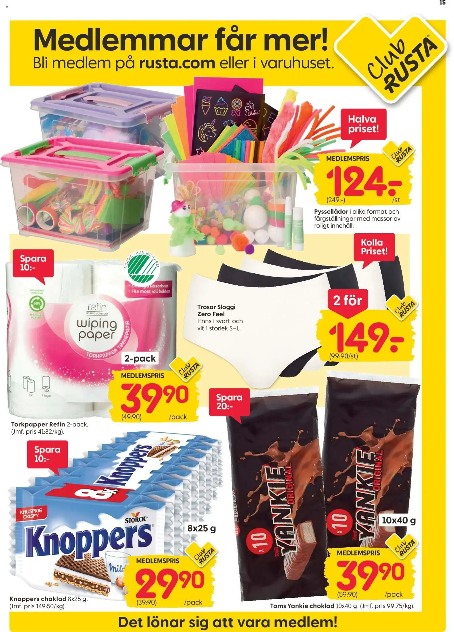 Rusta erbjudanden från 14/09/2026 - 20/09/2026 > Reklamblad nuvarande rabatter från 14 september till 20 september 2026 - Reklamblad sidor 15