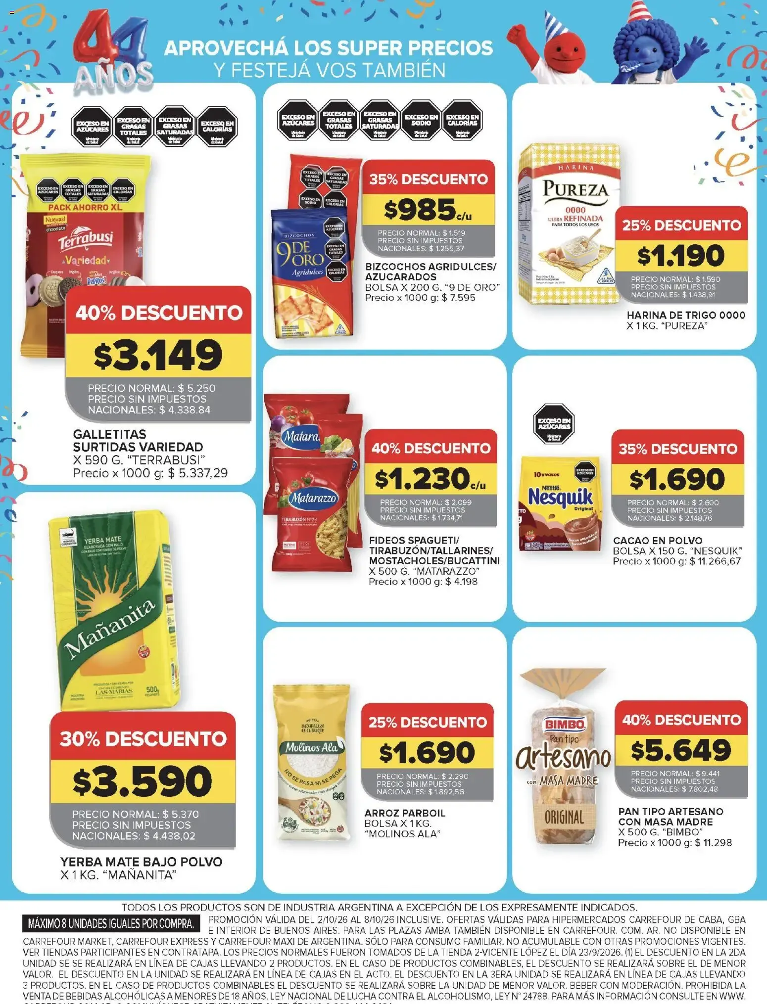 Ofertas de Carrefour - 1.ª semana de festejos y Súper Precios 2 de octubre al 8 de octubre 2026 - Página 2 del catálogo