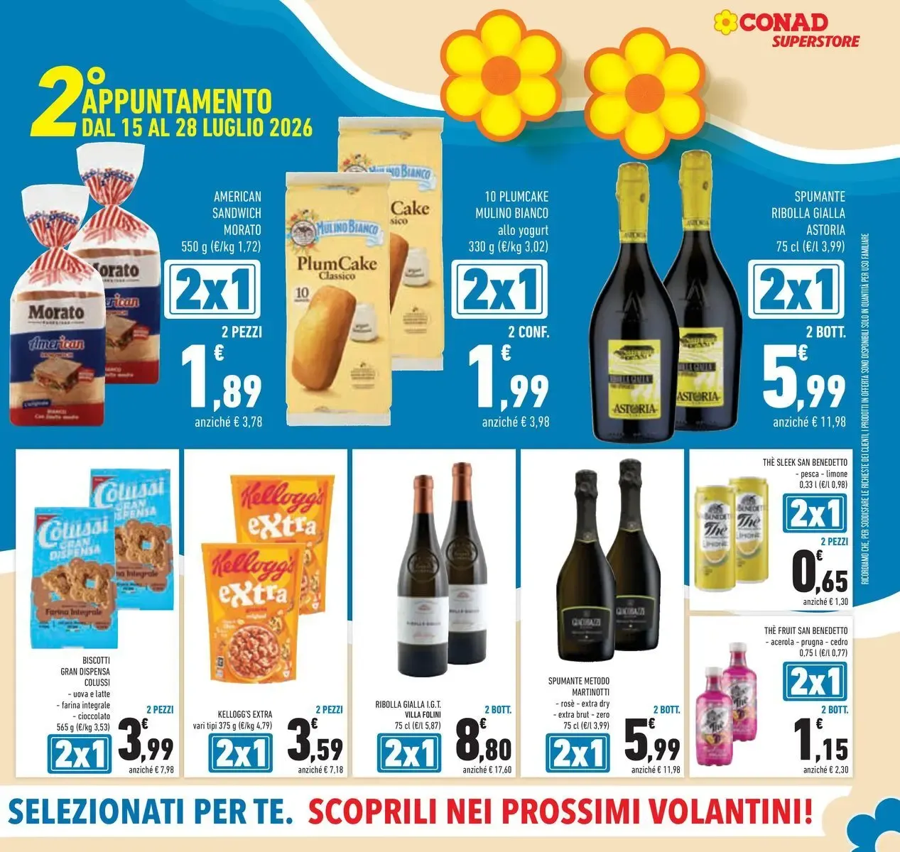 Conad Superstore: Pronti, Partenza Bis - Prendi 2, Paghi 1 da 15 luglio a 28 luglio di 2026 - Pagina del volantino 7