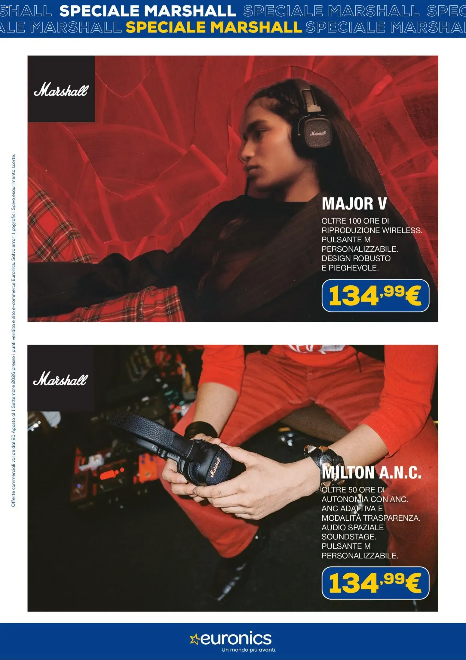 Nuovo Euronics volantino Marshall dal 20/08/2026 > offerte anteprima 🛍️ da 20 agosto a 1 settembre di 2026 - Pagina del volantino 4