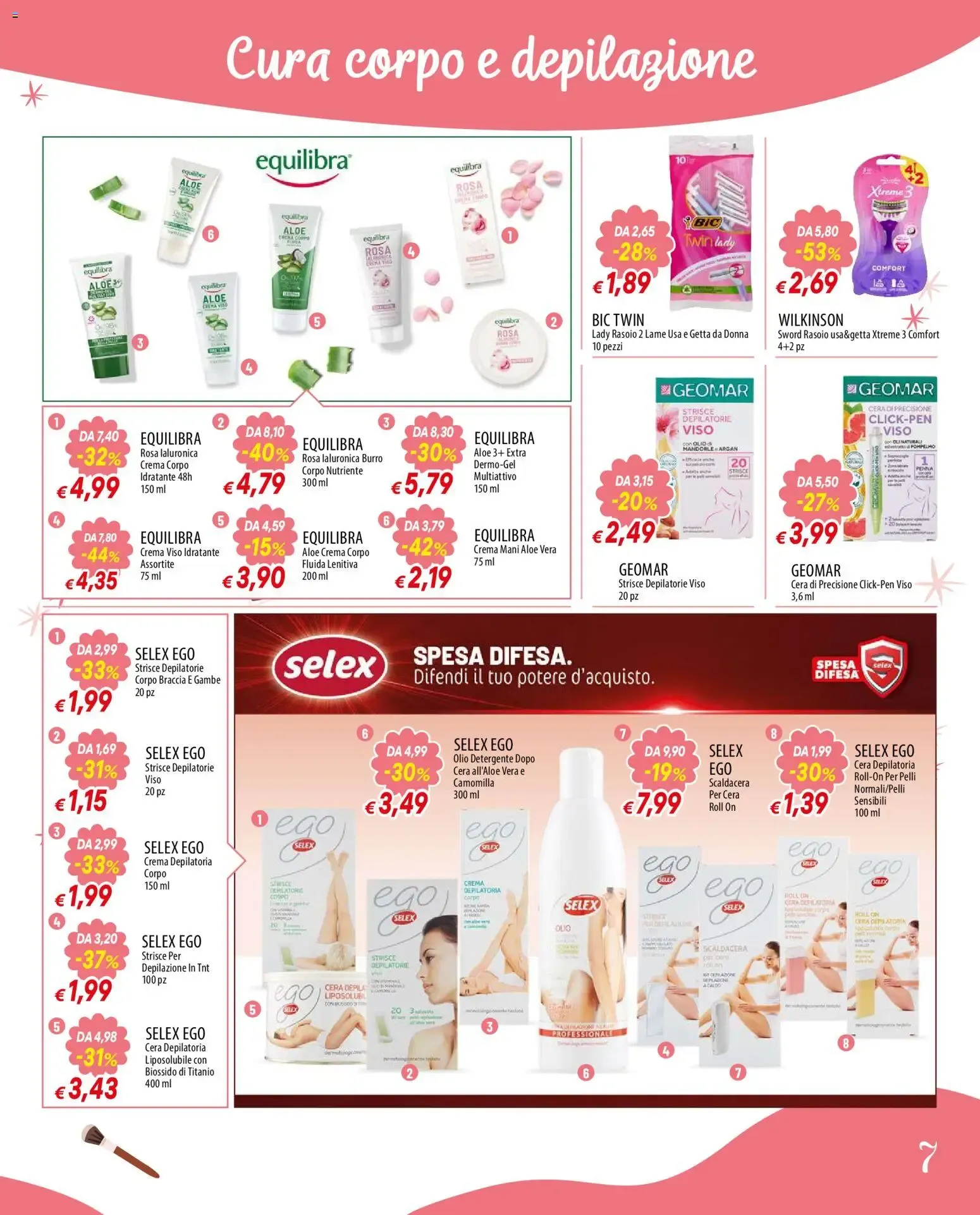 Segreti di Bellezza - Famila Galassia Superstore da 1 ottobre a 28 ottobre di 2026 - Pagina del volantino 7