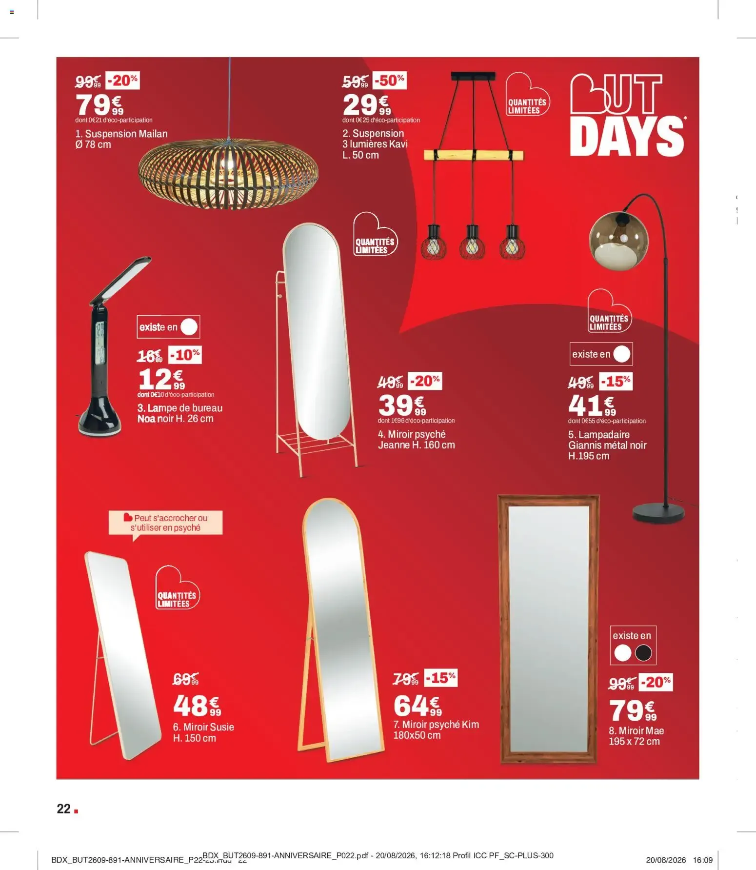 BUT DAYS du 22 septembre au 26 octobre 2026 - Catalogue page 22