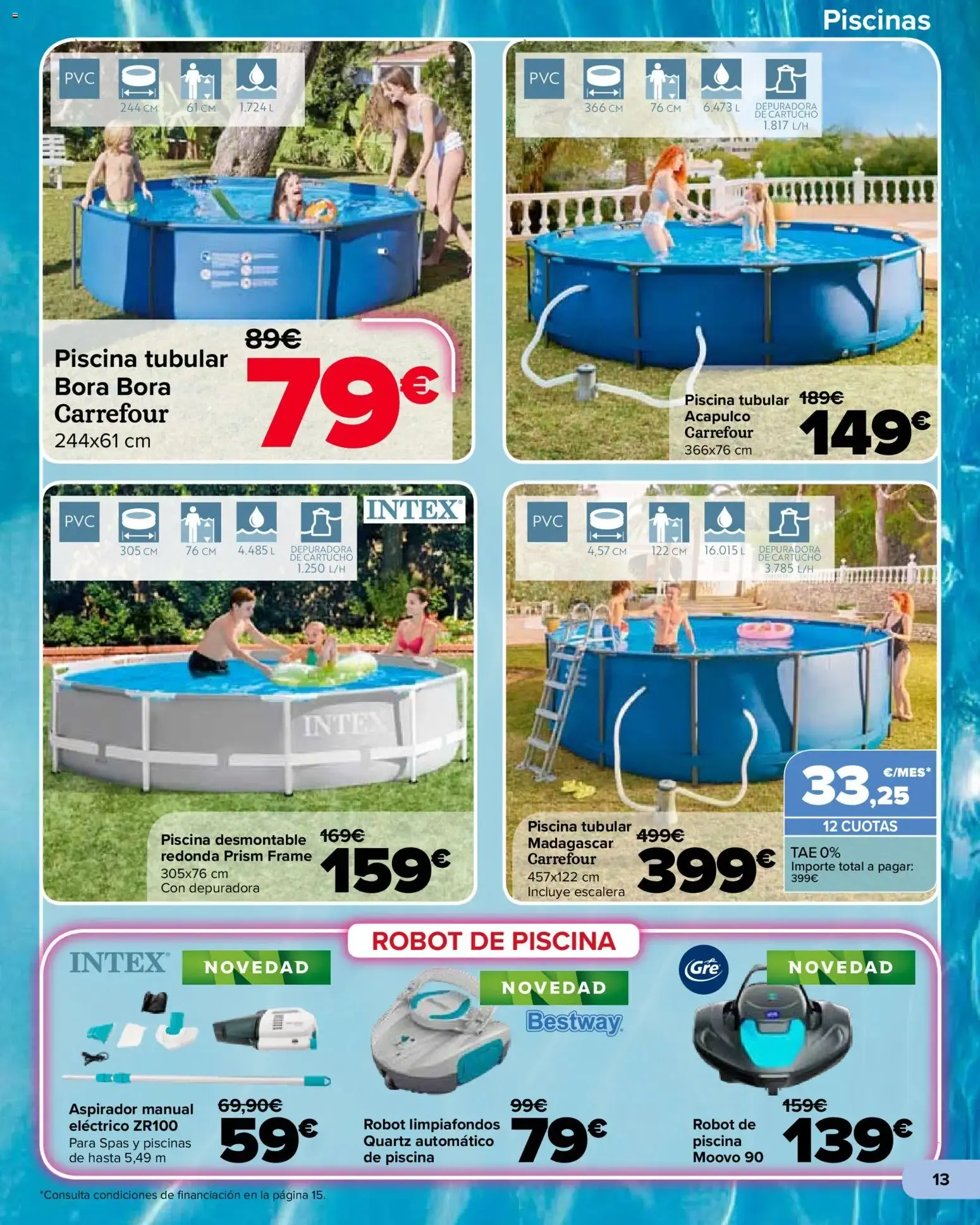 Catálogo de Carrefour Piscinas del 15/05/2026 | Catálogo 15 de mayo al 18 de junio 2026 - Página 13