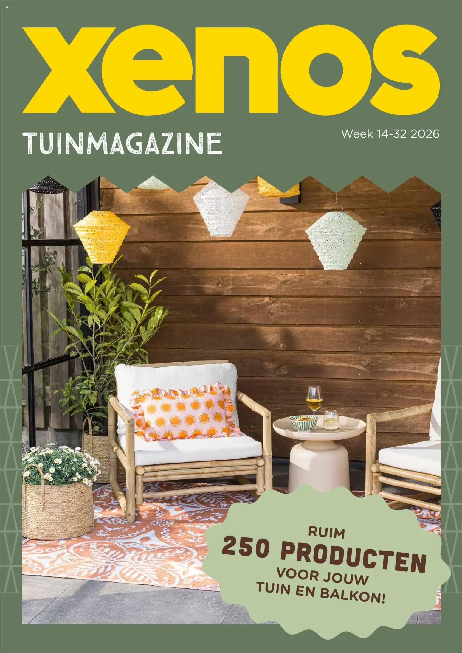Xenos TUINMAGAZINE van 29 maart tot 8 augustus 2026 - Folder pagina 1