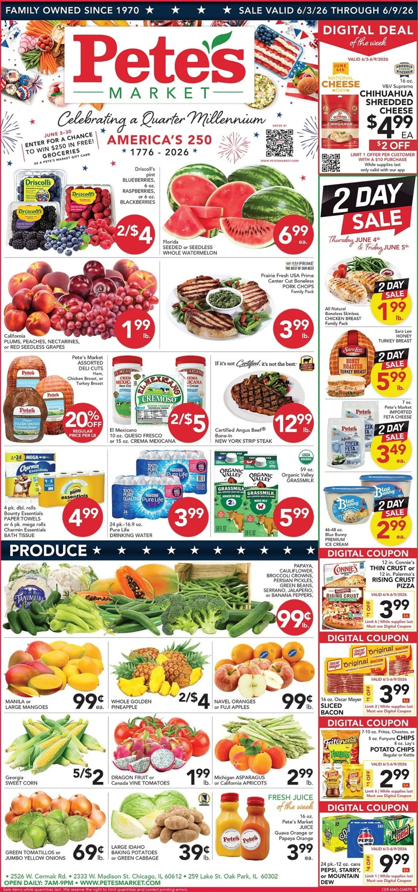Weekly ad Current Pete's Fresh Market - Cermak & Rockwell leaflet valid from Wednesday 06/03/2026 to Tuesday 06/09/2026 from June 3 to June 9 2026 - Page 1