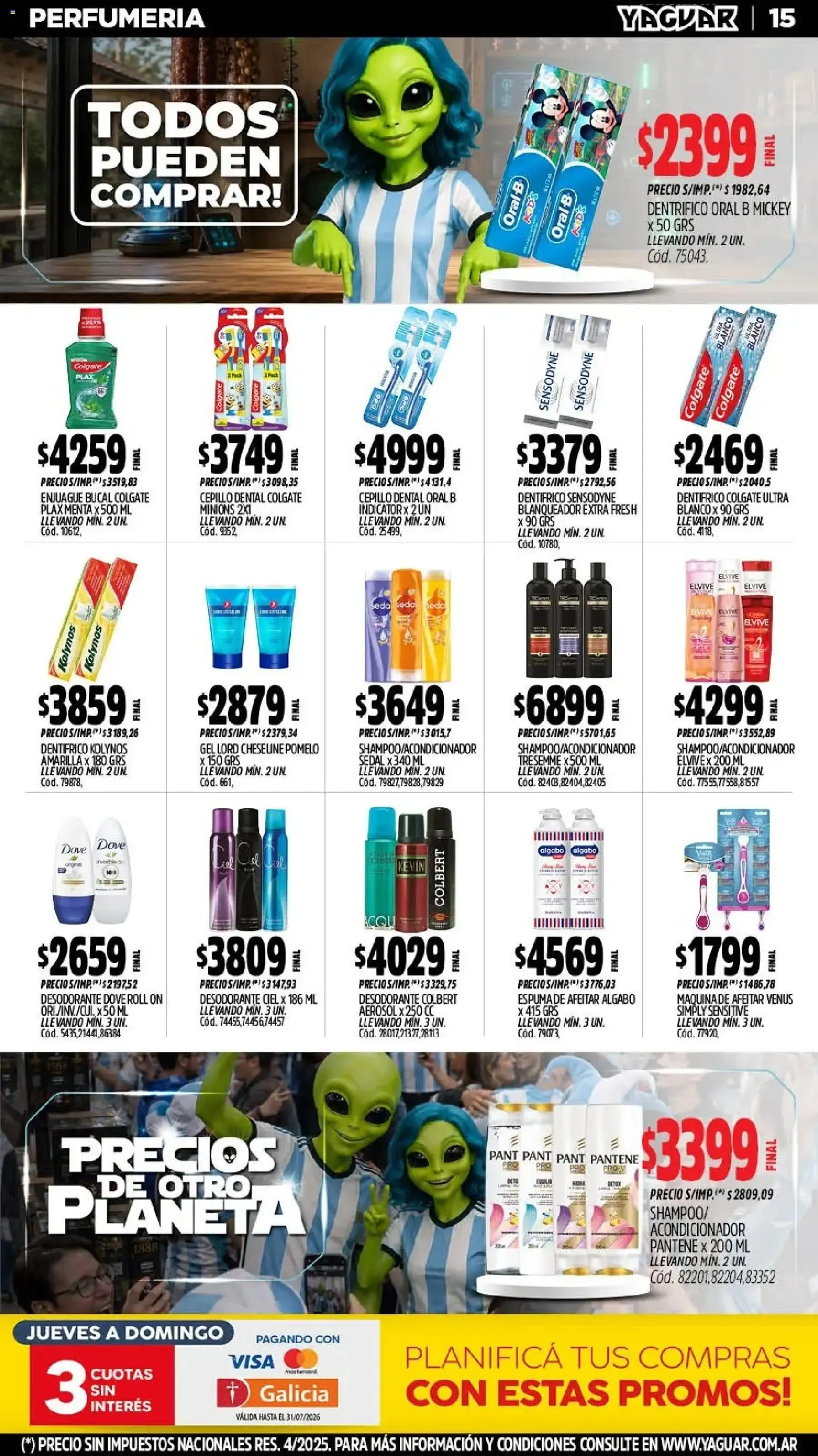 Ofertas de Mayorista Yaguar: Precios de Otro Planeta 13 de julio al 18 de julio 2026 - Página 16 del catálogo