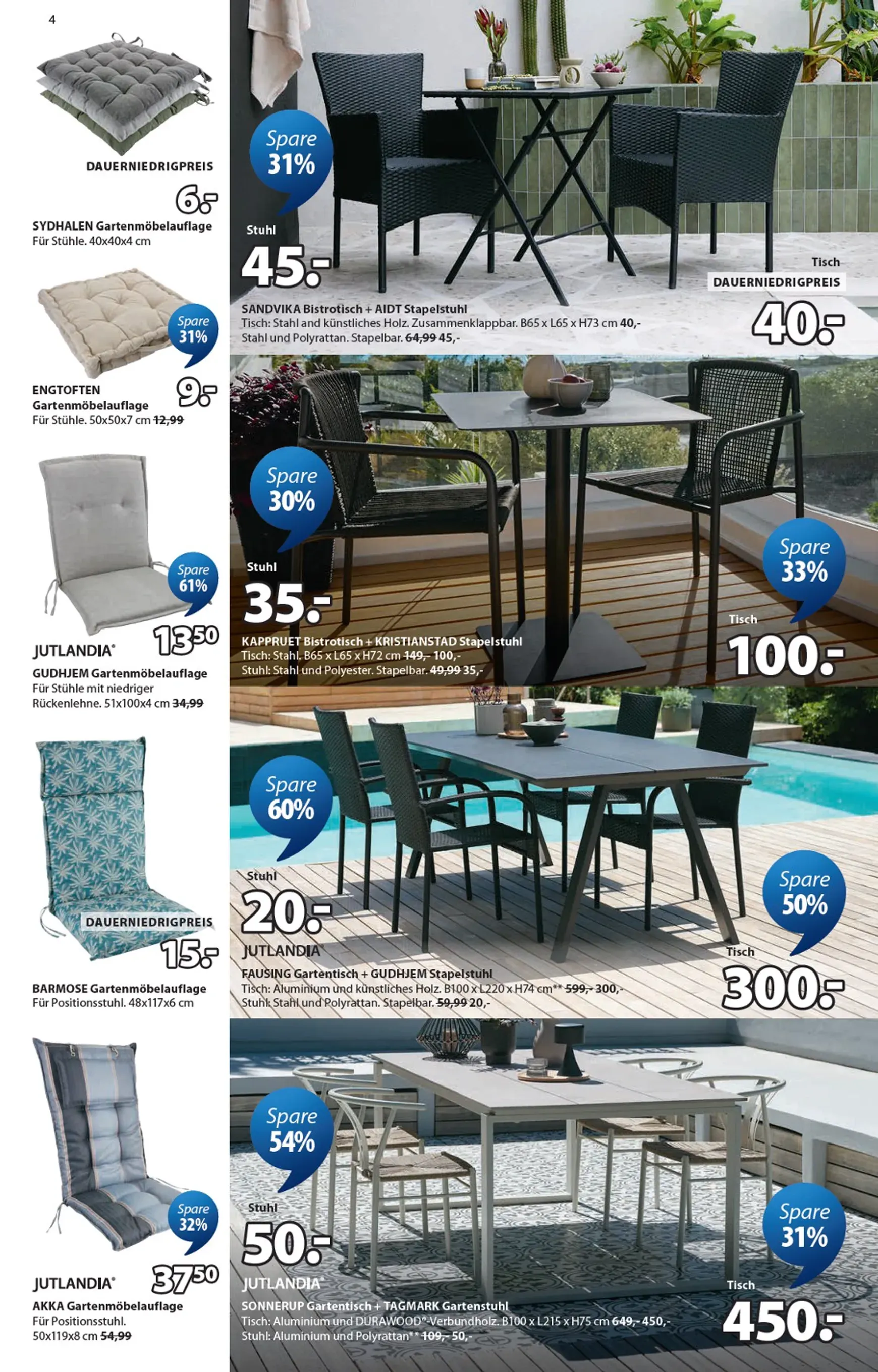 JYSK - SALE con hasta un 70% de descuento en artículos para el hogar von 7. Juni bis 11. Juli 2026 - Prospekt seite 4