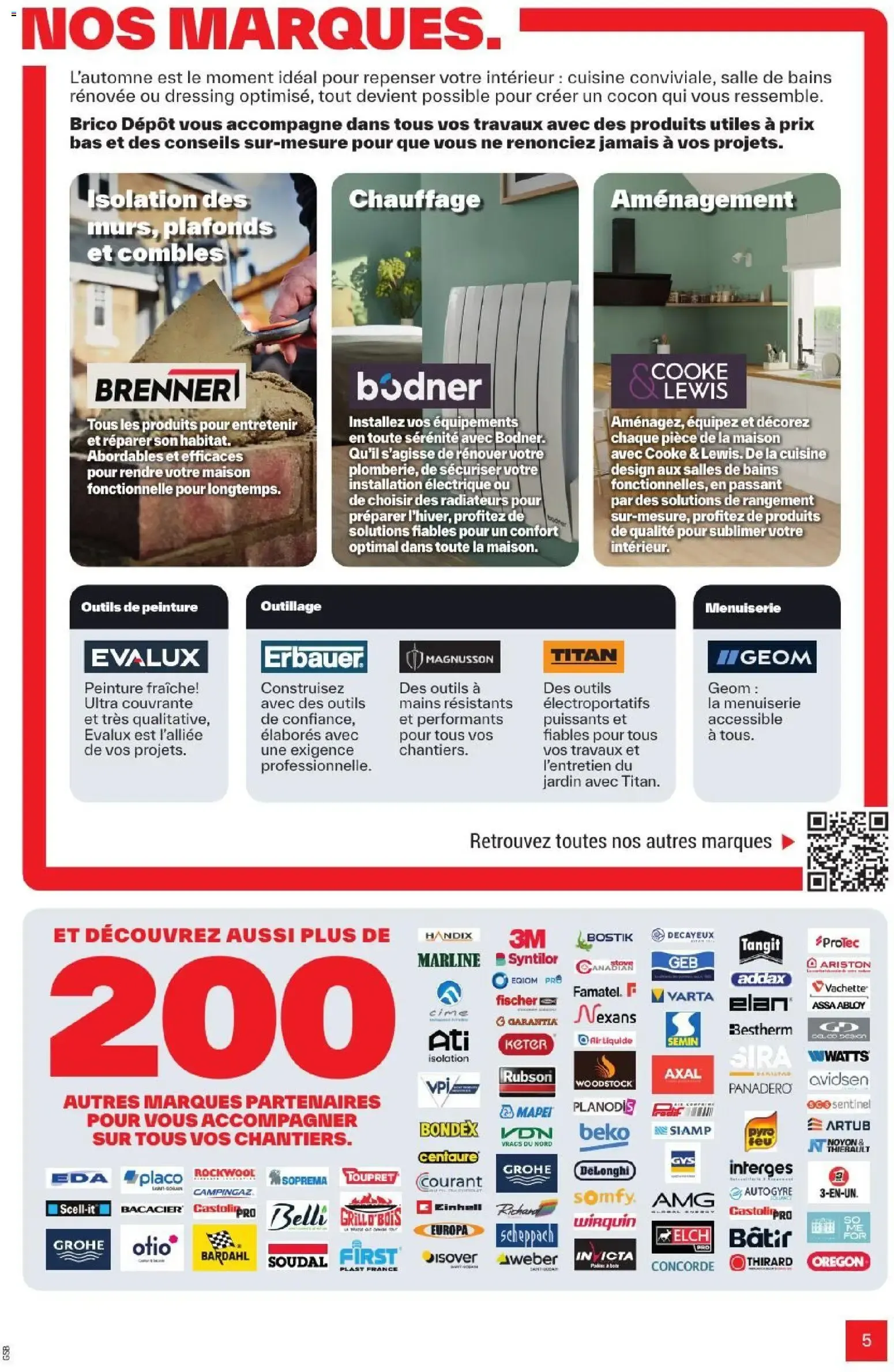 L'OFFICIEL DU BRICOLAGE - Automne du 17 septembre au 1 octobre 2026 - Catalogue page 5