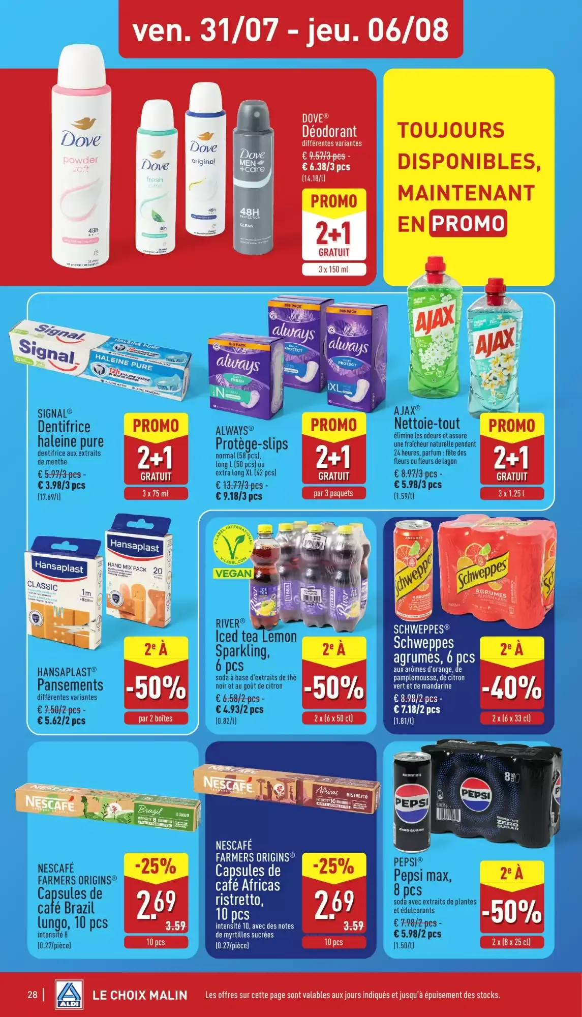 ALDI Dépliant week 31 van 27 juli tot 1 augustus 2026 - folder pagina 28