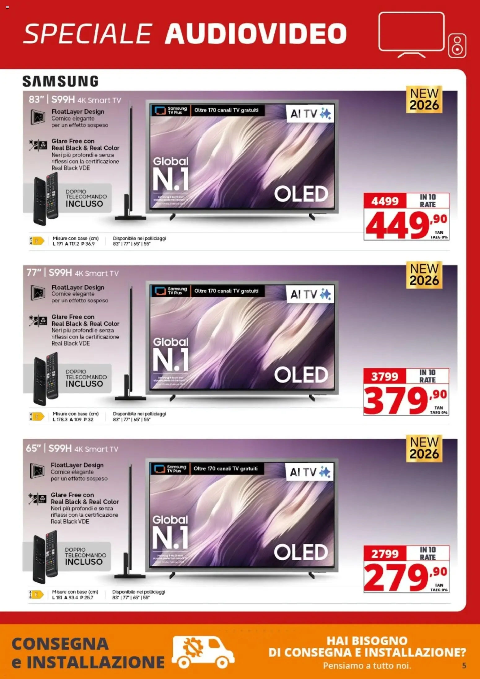 Nuovo Comet volantino Audio Video dal 09/10/2026 > offerte anteprima 🛍️ da 9 ottobre a 28 ottobre di 2026 - Pagina del volantino 5