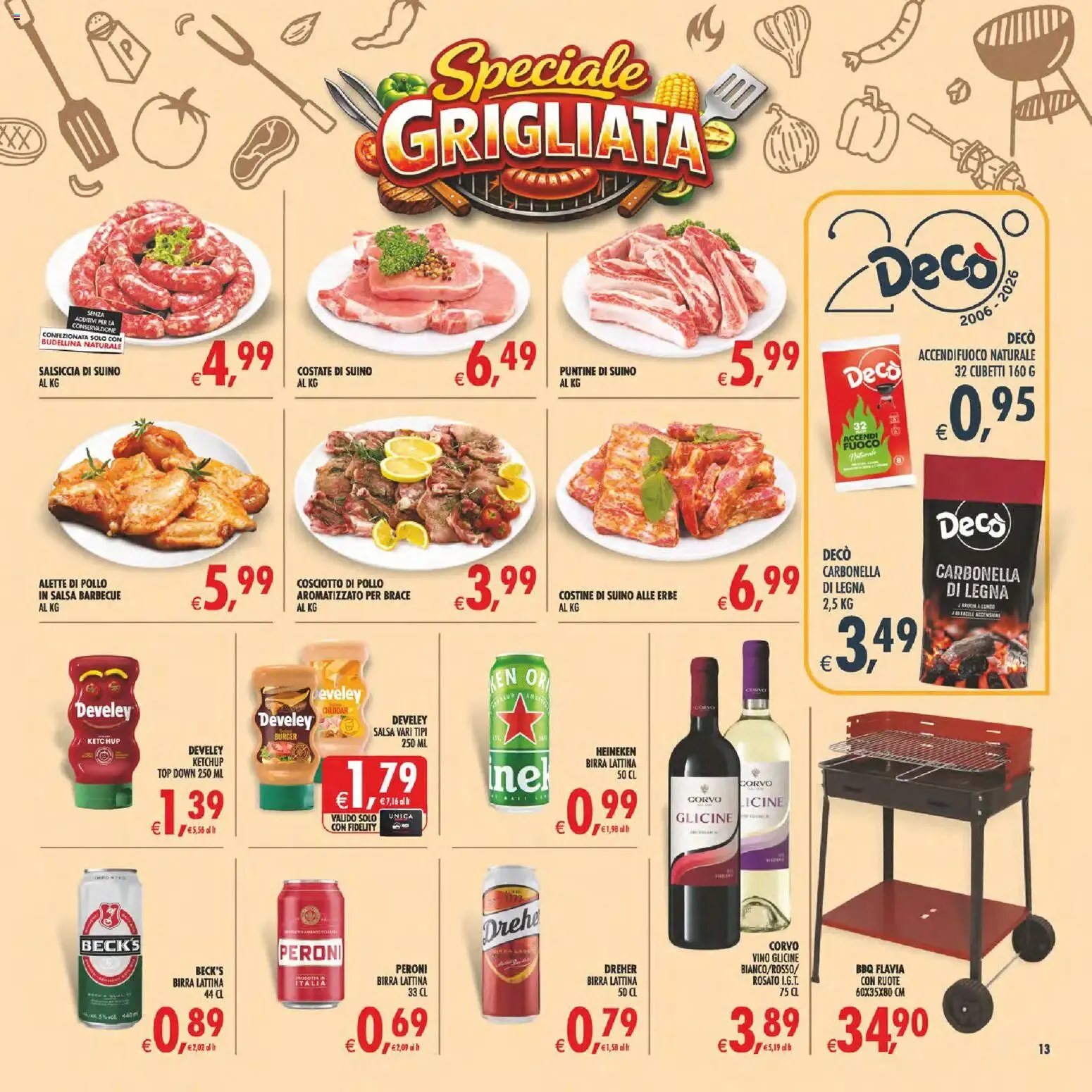 Nuovo Decò volantino Maxistore, Supermercati Lipari dal 11/08/2026 > offerte anteprima 🛍️ da 11 agosto a 20 agosto di 2026 - Pagina del volantino 13