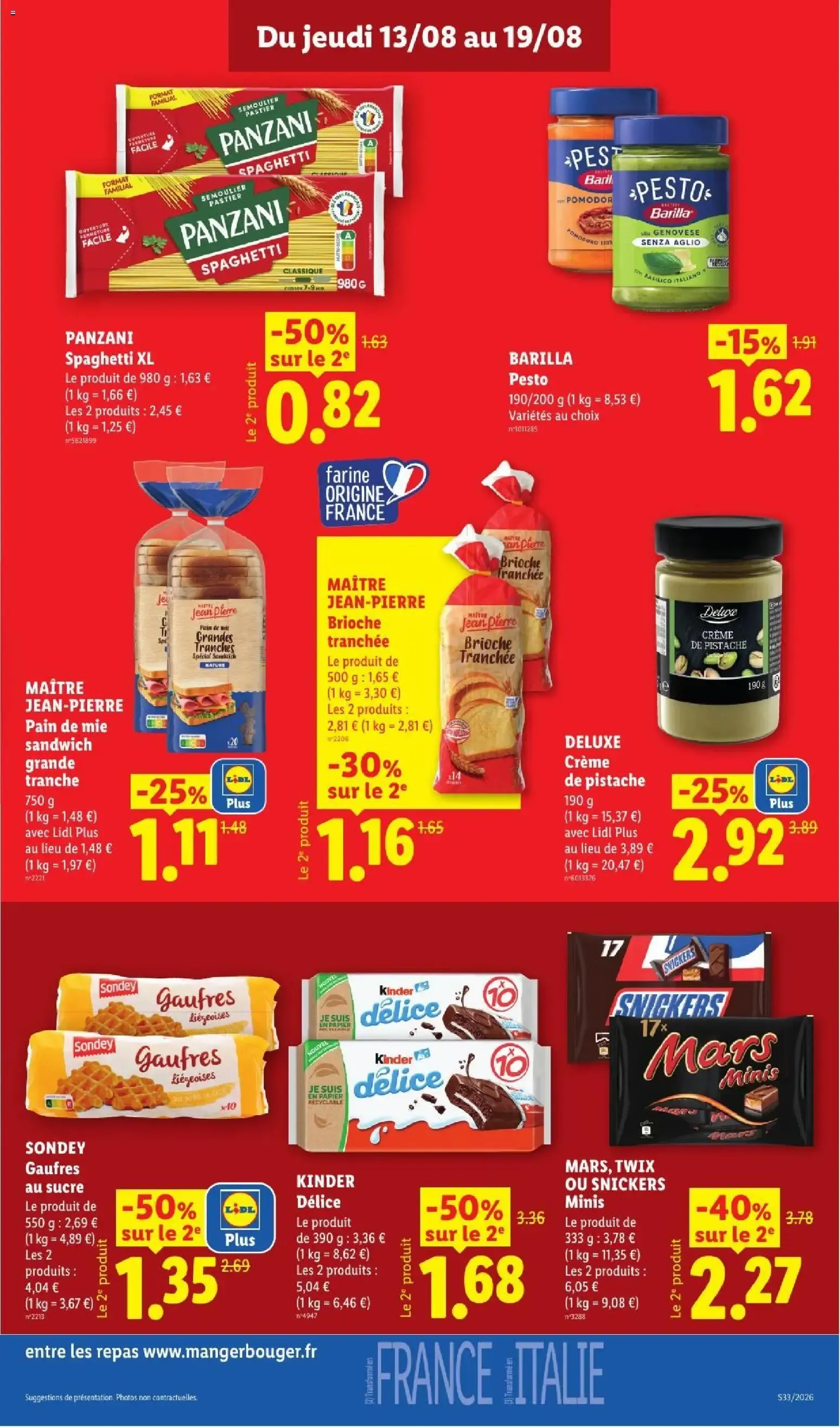 Catalogue LIDL du 13/08/2026 | Promo prospectus en ligne du 13 août au 19 août 2026 - Catalogue page 13