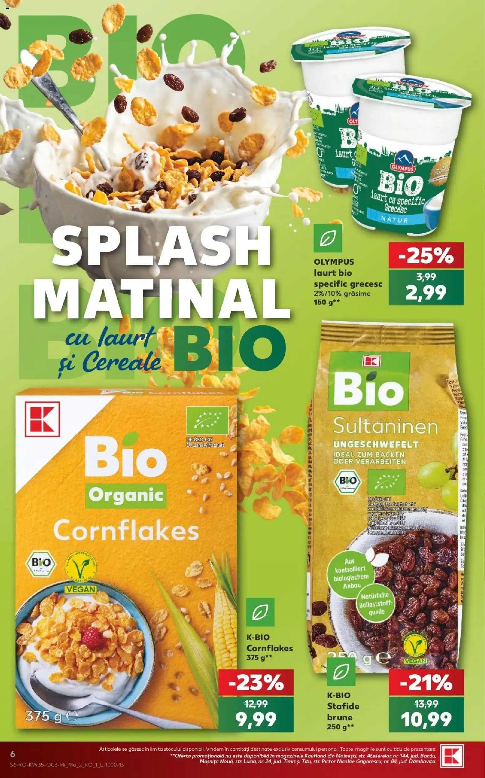 Catalog Kaufland Produse BIO de la 26 august până la 1 septembrie 2026 - Revista Pagina 6