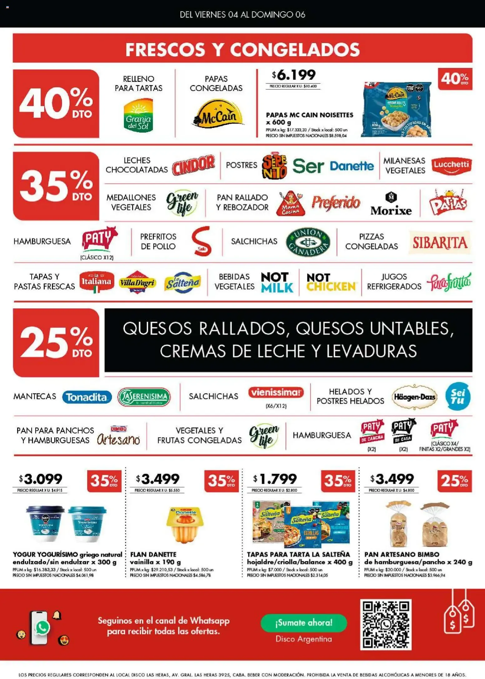 Ofertas de Disco - Ofertas | Bs. As. y Santa Fé del 04/09/2026 - 06/09/2026 4 de septiembre al 6 de septiembre 2026 - Página 4 del catálogo