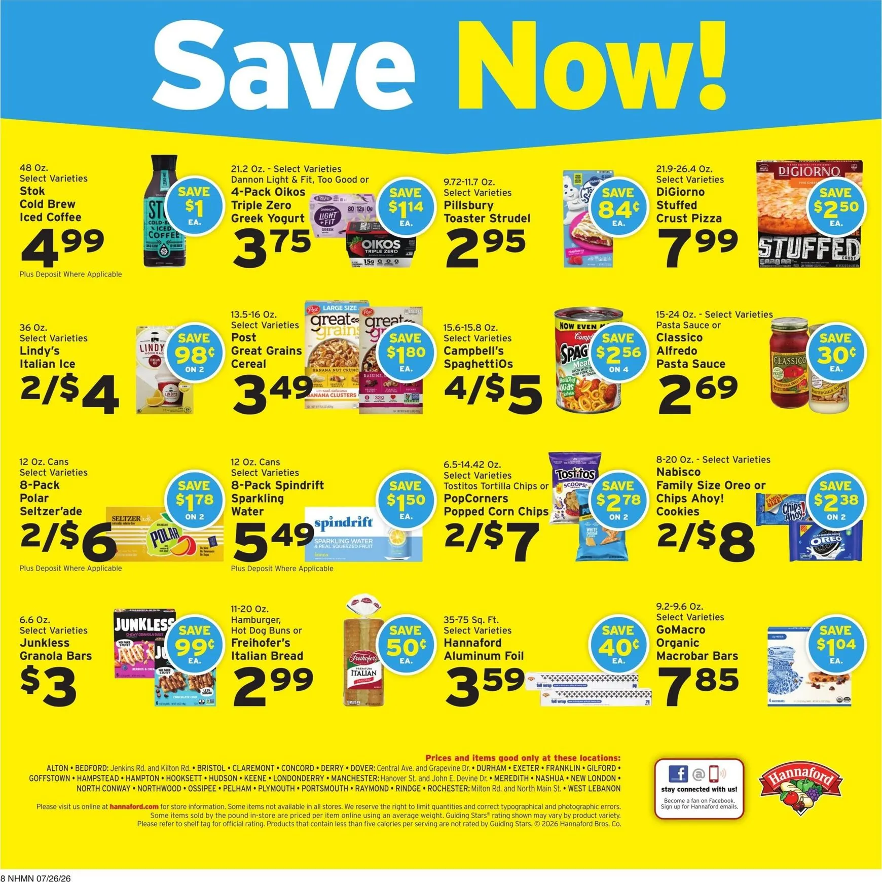 Weekly ad Hannaford: Celebrate Savings, All Week Long from July 26 to August 1 2026 - Page 8