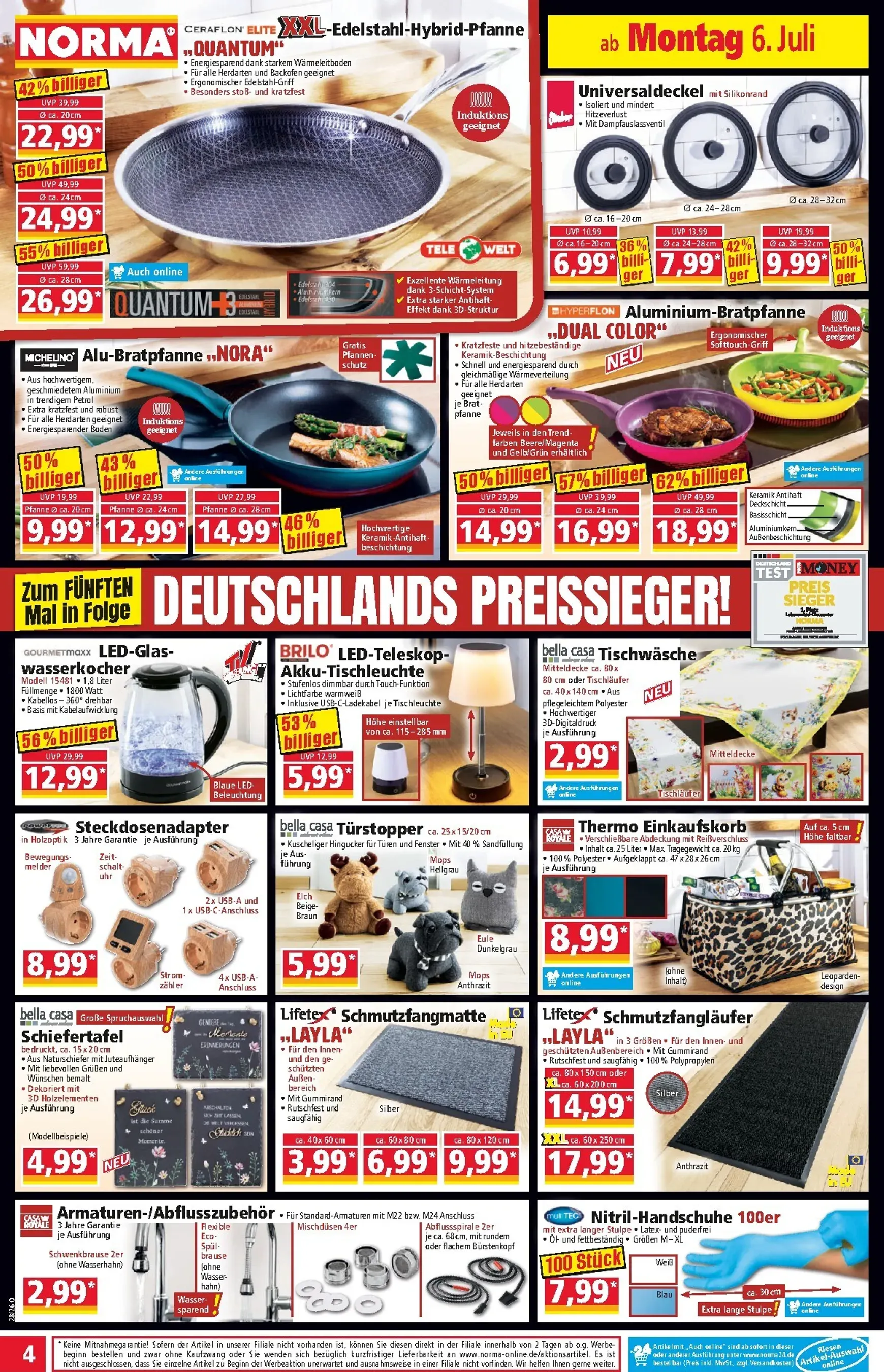 Norma Prospekt nächste Woche – von Montag 06.07.2026 bis Samstag 11.07.2026 von 6. Juli bis 11. Juli 2026 - Prospekt seite 4