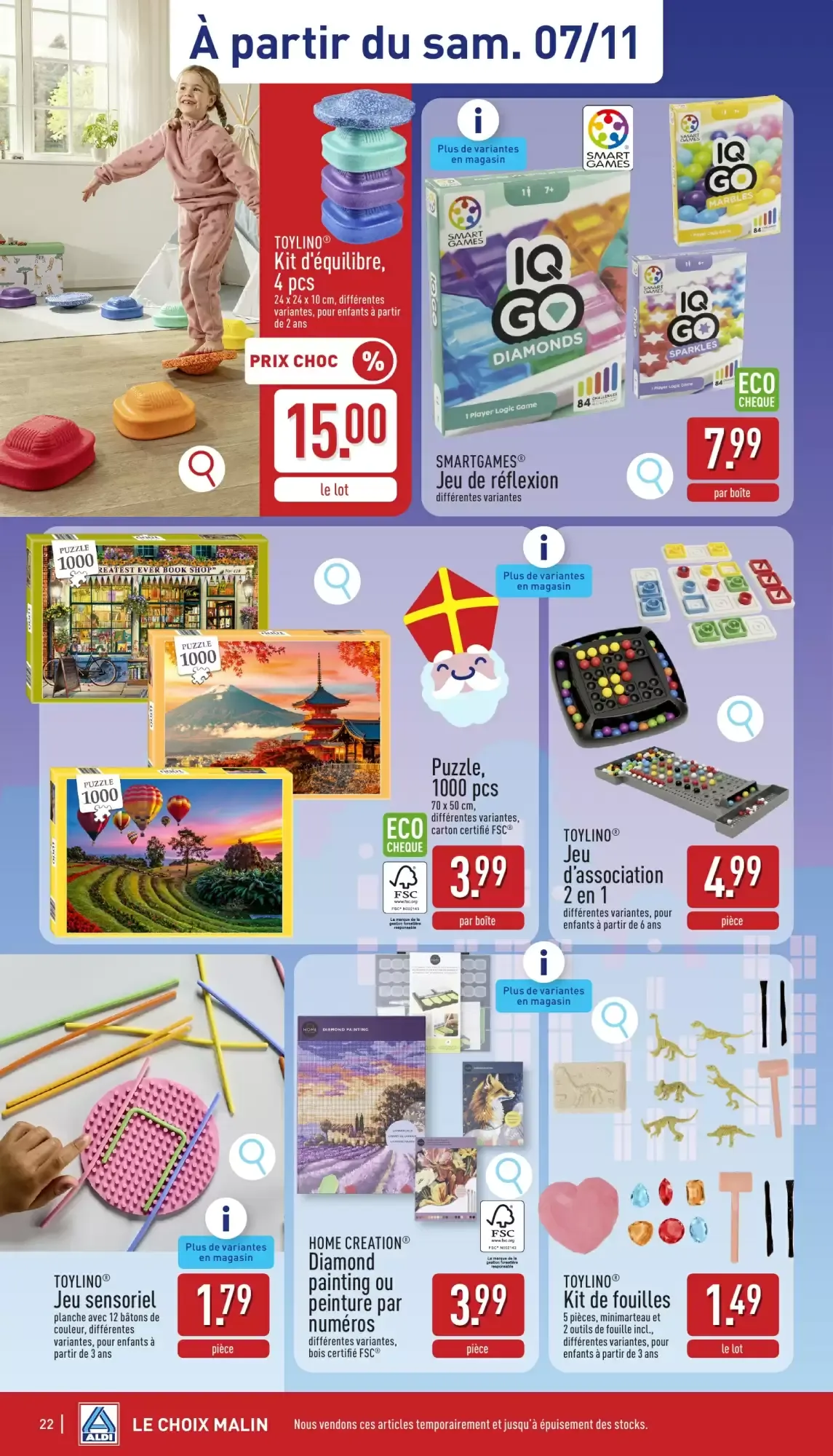 ALDI Dépliant du lun. 02/11 au sam. 07/11 inclus van 2 november tot 7 november 2026 - folder pagina 22