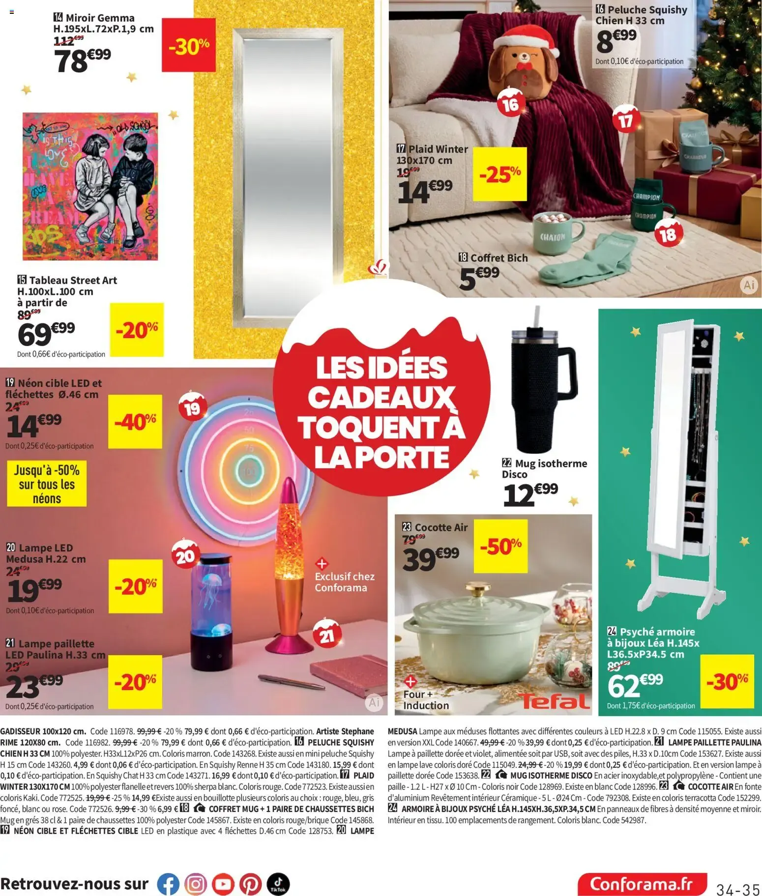 Conforama - Promos de Noël du 27 octobre au 25 décembre 2026 - Catalogue page 35