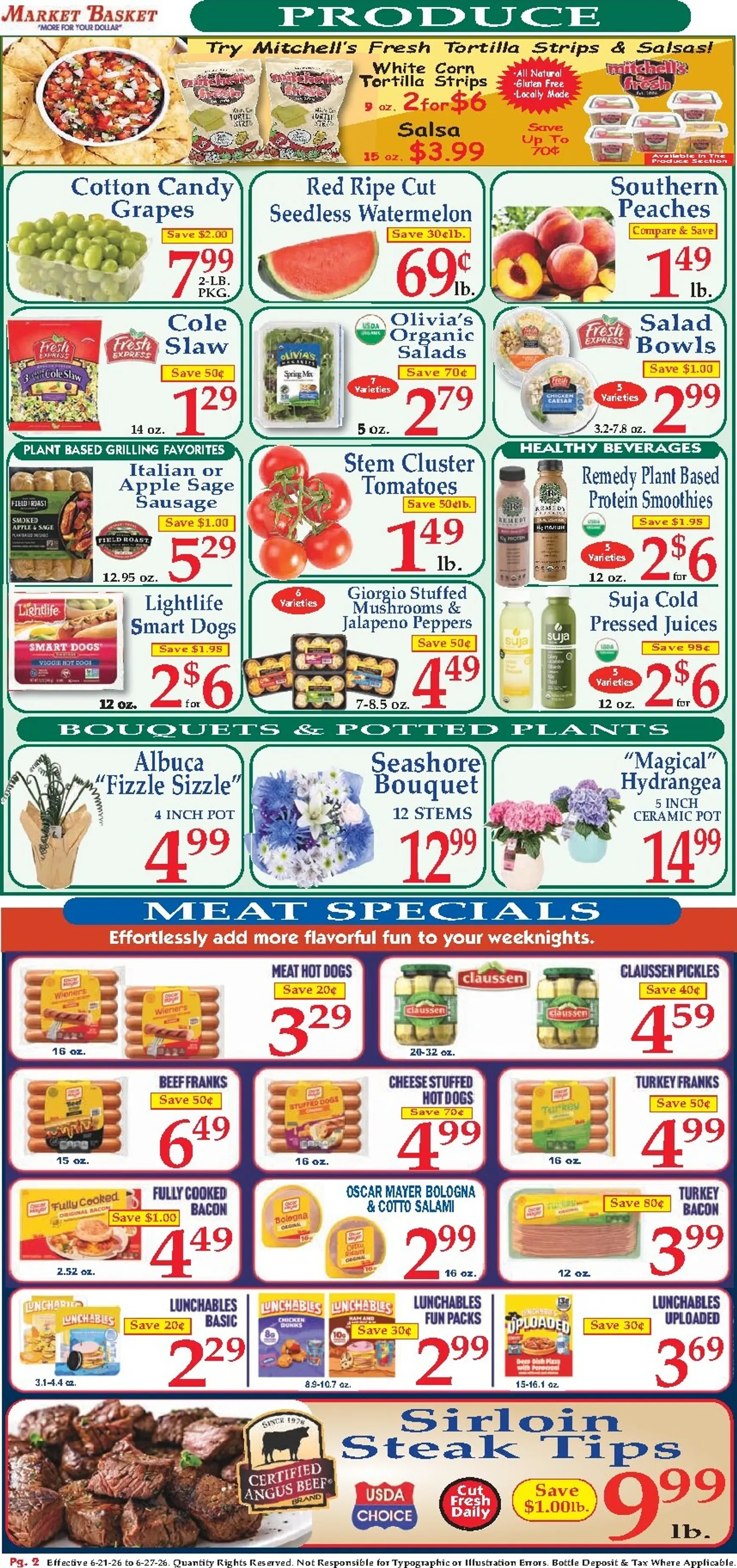 Weekly ad Market Basket 'More for your Dollar' from June 21 to June 27 2026 - Page 2