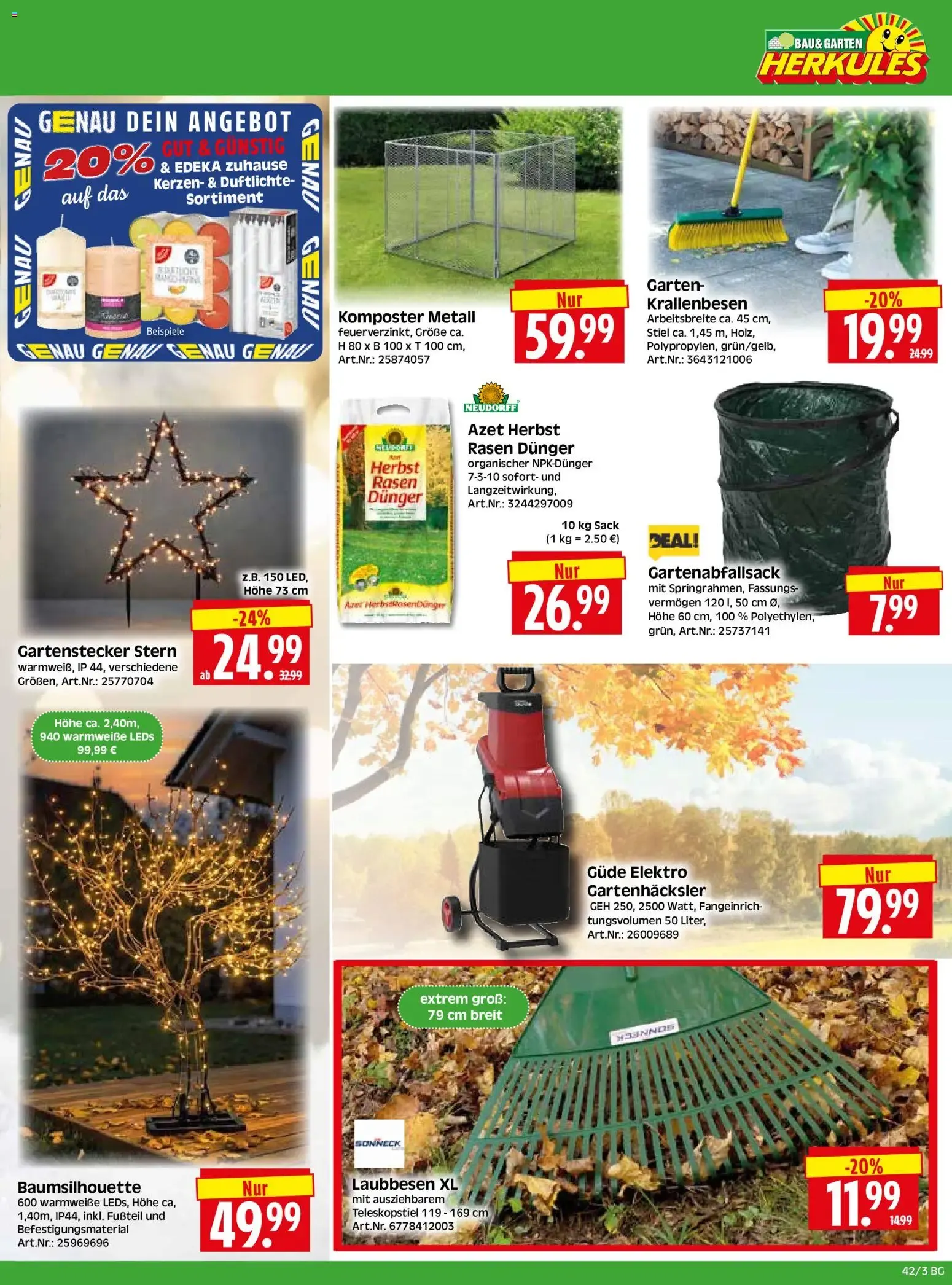 HERKULES Bau & Garten (ab 12.10.2026) zum Blättern von 12. Oktober bis 17. Oktober 2026 - Prospekt seite 3