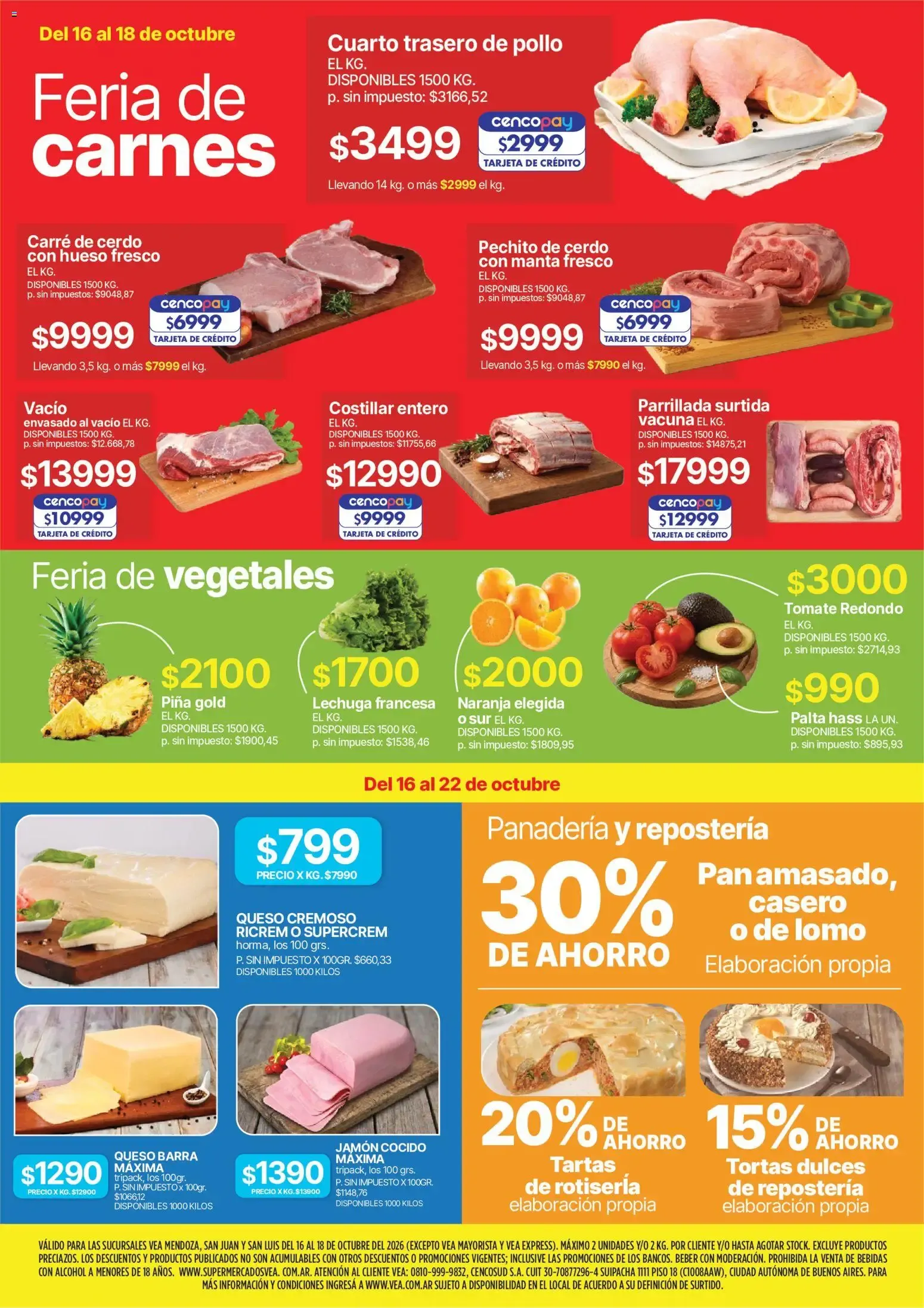 Ofertas de Vea - Fin de semana Cuyo del 16/10/2026 - 18/10/2026 16 de octubre al 18 de octubre 2026 - Página 3 del catálogo