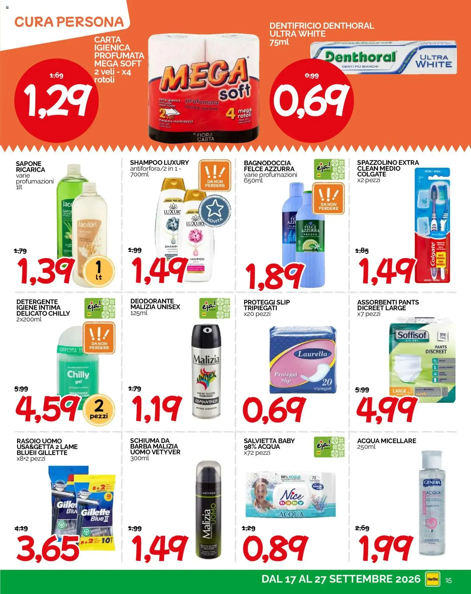 La spesa di fine mese da 17 settembre a 27 settembre di 2026 - Pagina del volantino 15