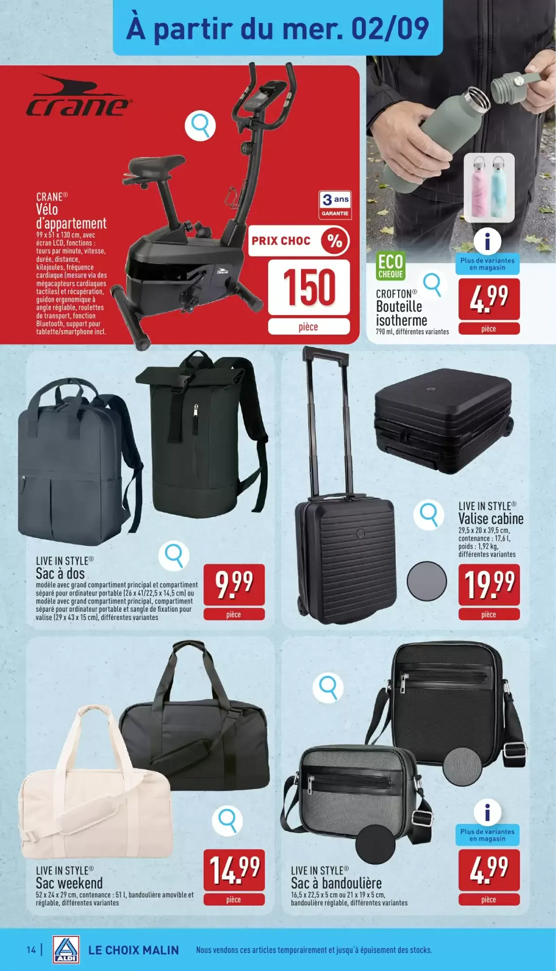 ALDI Dépliant 31/08 - 05/09 van 31 augustus tot 5 september 2026 - folder pagina 14