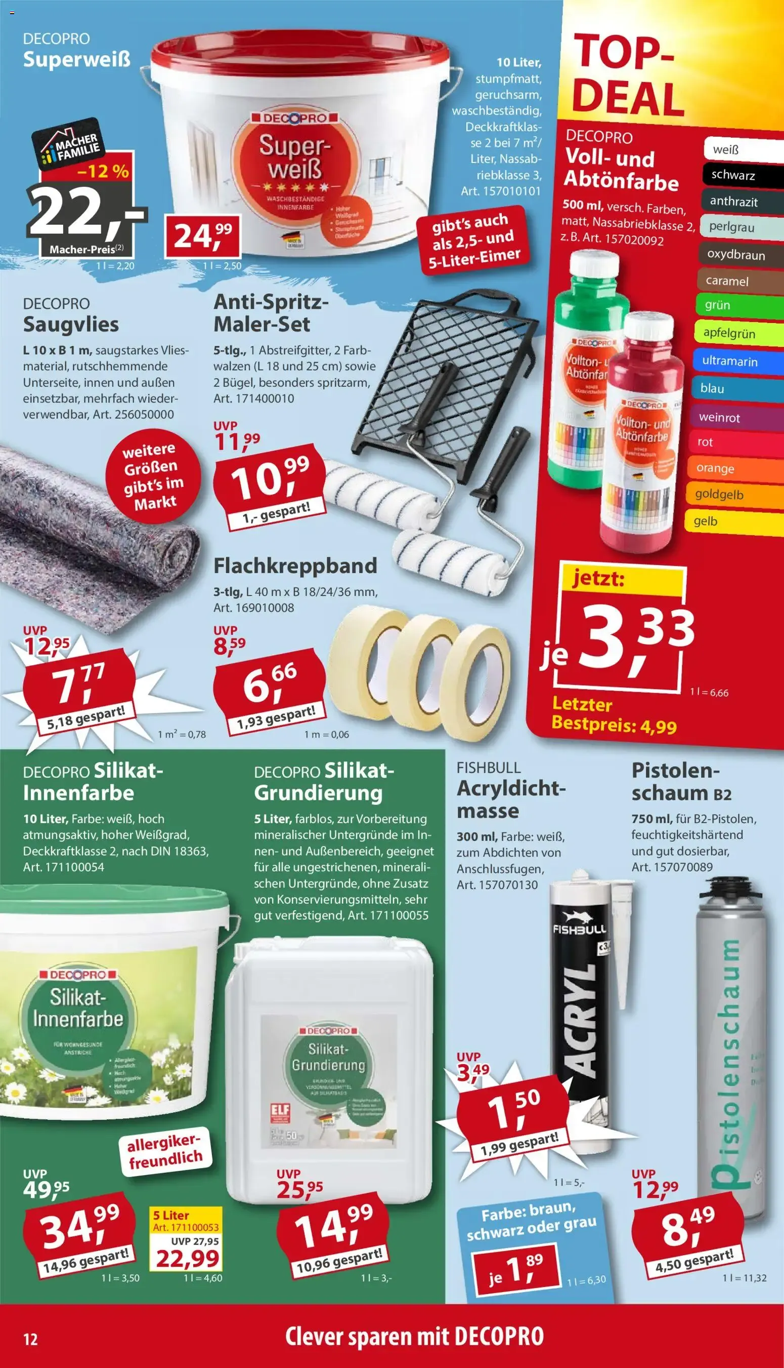 Sonderpreis Baumarkt Prospekt von 26. September bis 2. Oktober 2026 - Prospekt seite 12