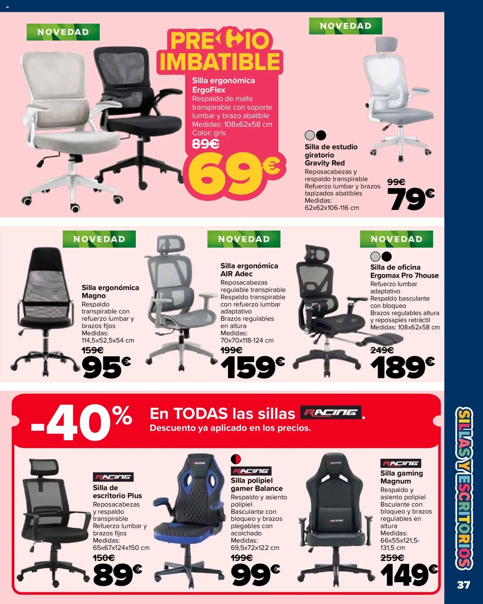Catálogo de Carrefour Vuelta al cole del 18/08/2026 | Catálogo 18 de agosto al 18 de septiembre 2026 - Página 37