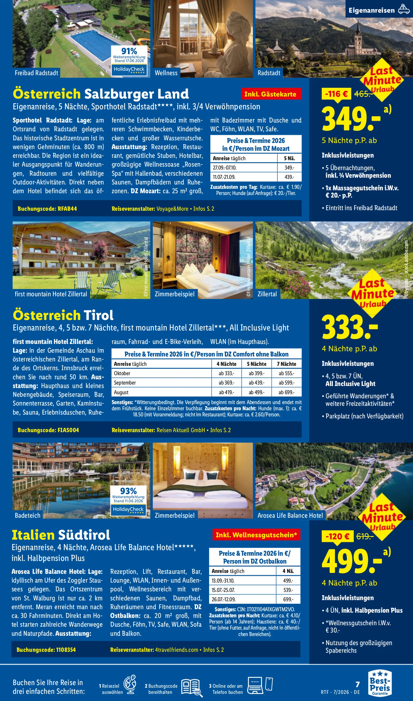 Auf die Berge, fertig, los. von 15. Juli bis 15. August 2026 - Prospekt seite 7