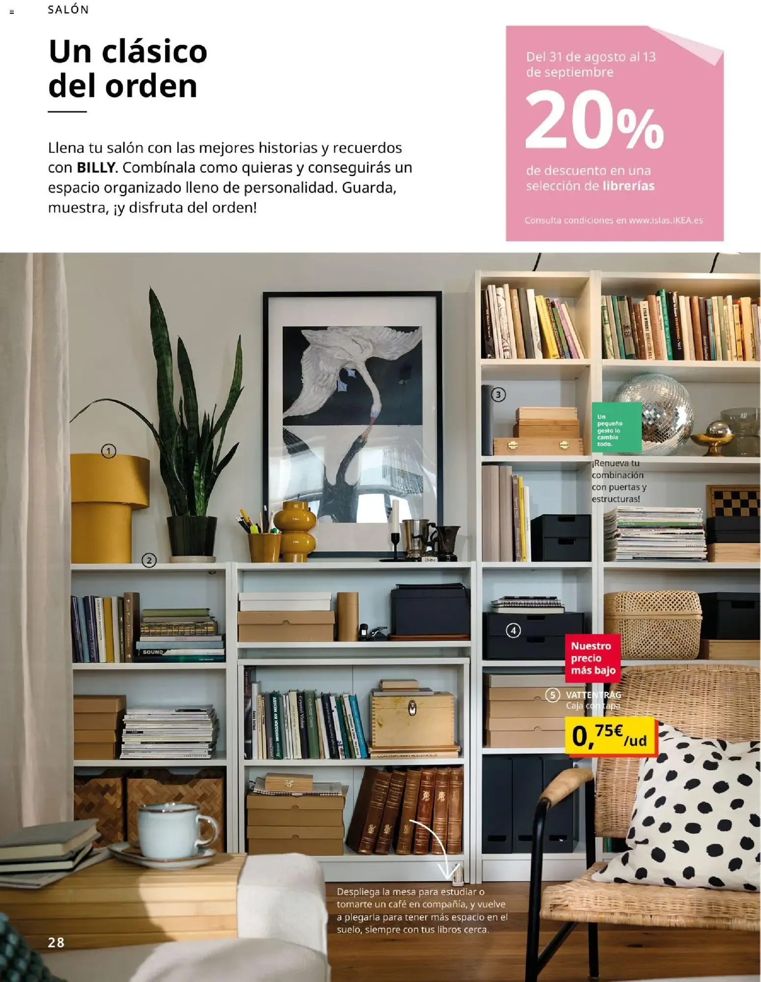 Catálogo de IKEA - Haz espacio para lo que más quieres del 01/09/2026 1 de septiembre al 31 de enero 2027 - Página 28