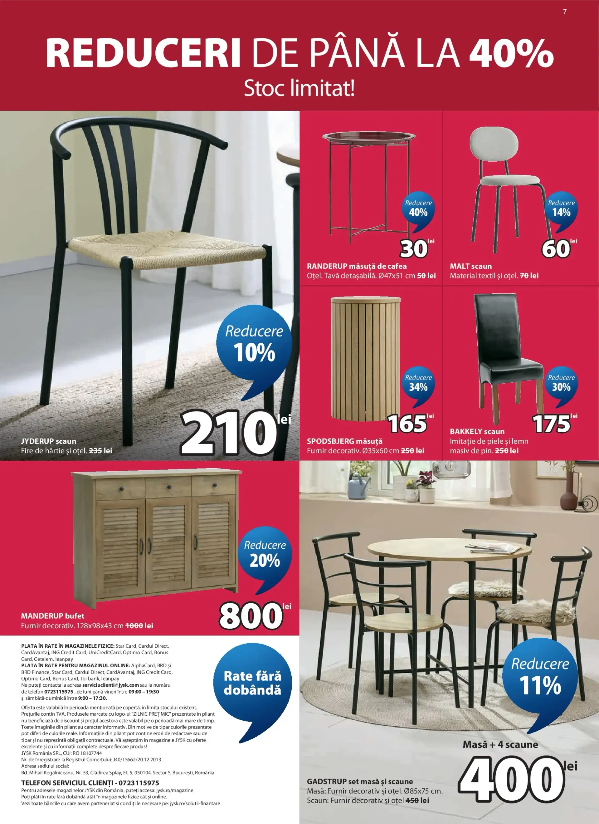 Catalog JYSK Promociones de Verano Outlet - Reducciones de hasta el 70% de la 2 iulie până la 25 iulie 2026 - Revista Pagina 7