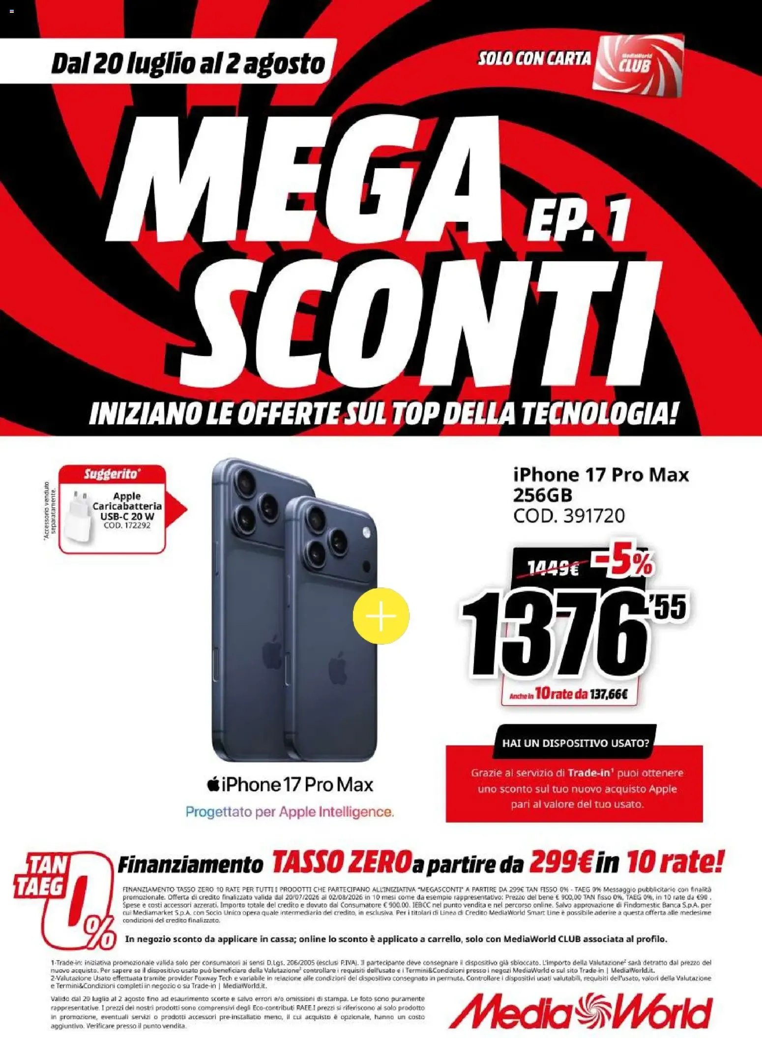 Nuovo Media World volantino Sconti dal 20/07/2026 > offerte anteprima 🛍️ da 20 luglio a 2 agosto di 2026 - Pagina del volantino 15