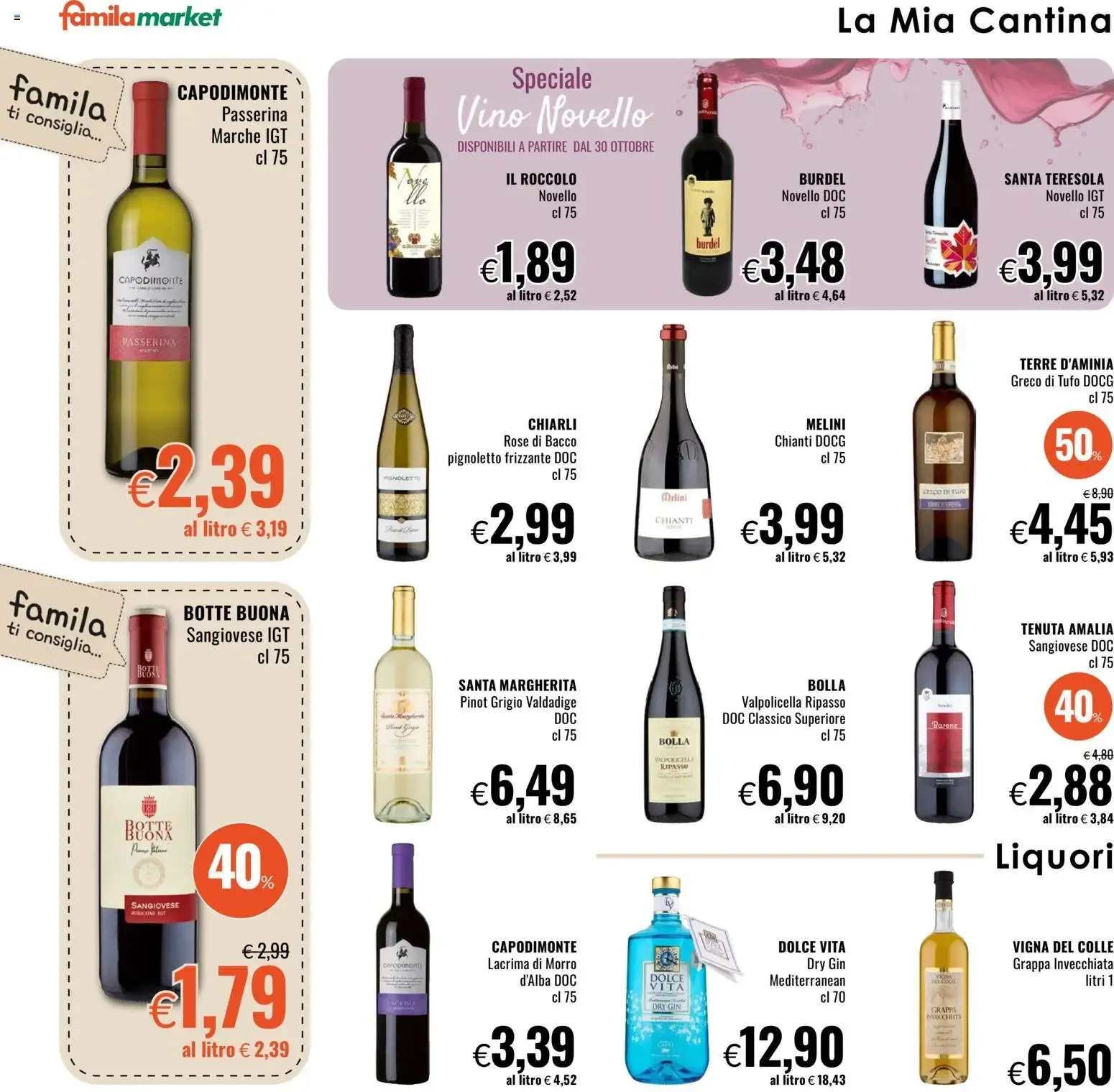 Nuovo Famila volantino Market dal 29/10/2026 > offerte anteprima 🛍️ da 29 ottobre a 11 novembre di 2026 - Pagina del volantino 16