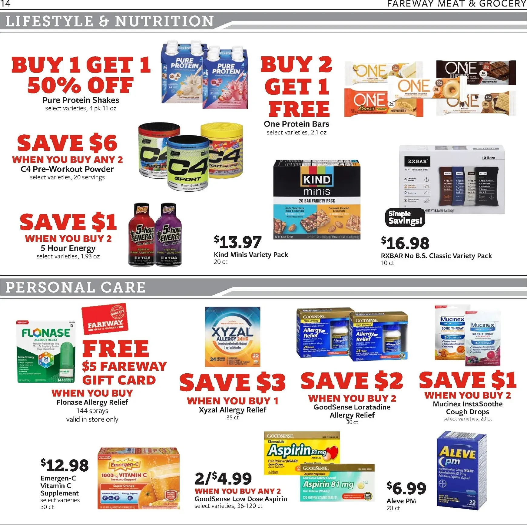 Weekly ad Fareway Meat & Grocery - Savings Worth Grilling For from July 20 to July 25 2026 - Page 14